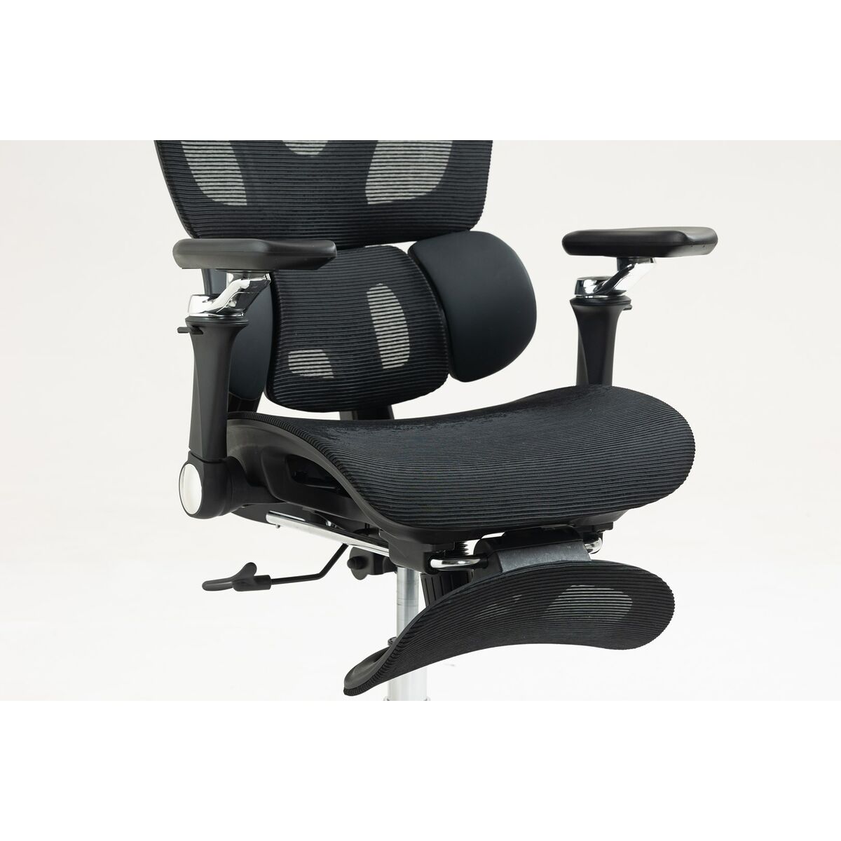 Silla de Oficina Activejet YK848 BK Negro Plateado 1 Pieza