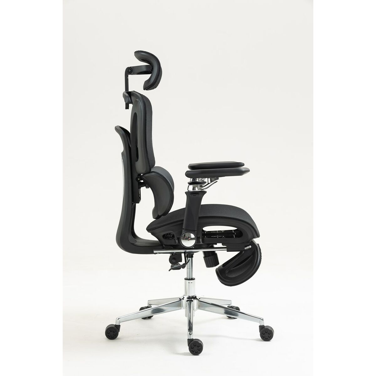 Silla de Oficina Activejet YK848 BK Negro Plateado 1 Pieza