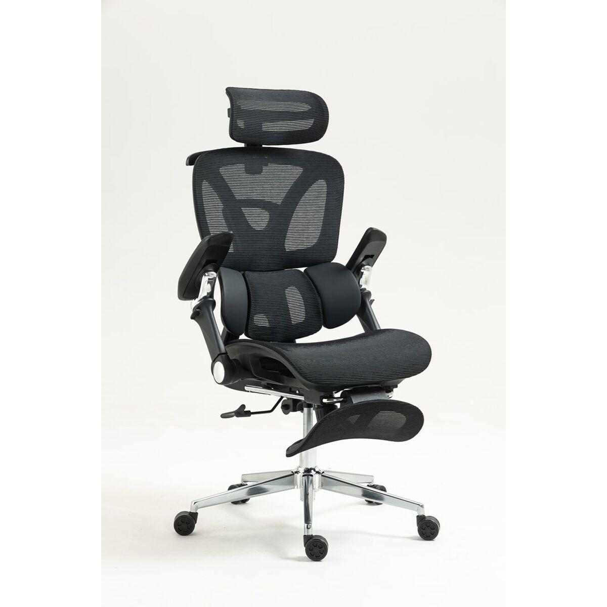Silla de Oficina Activejet YK848 BK Negro Plateado 1 Pieza
