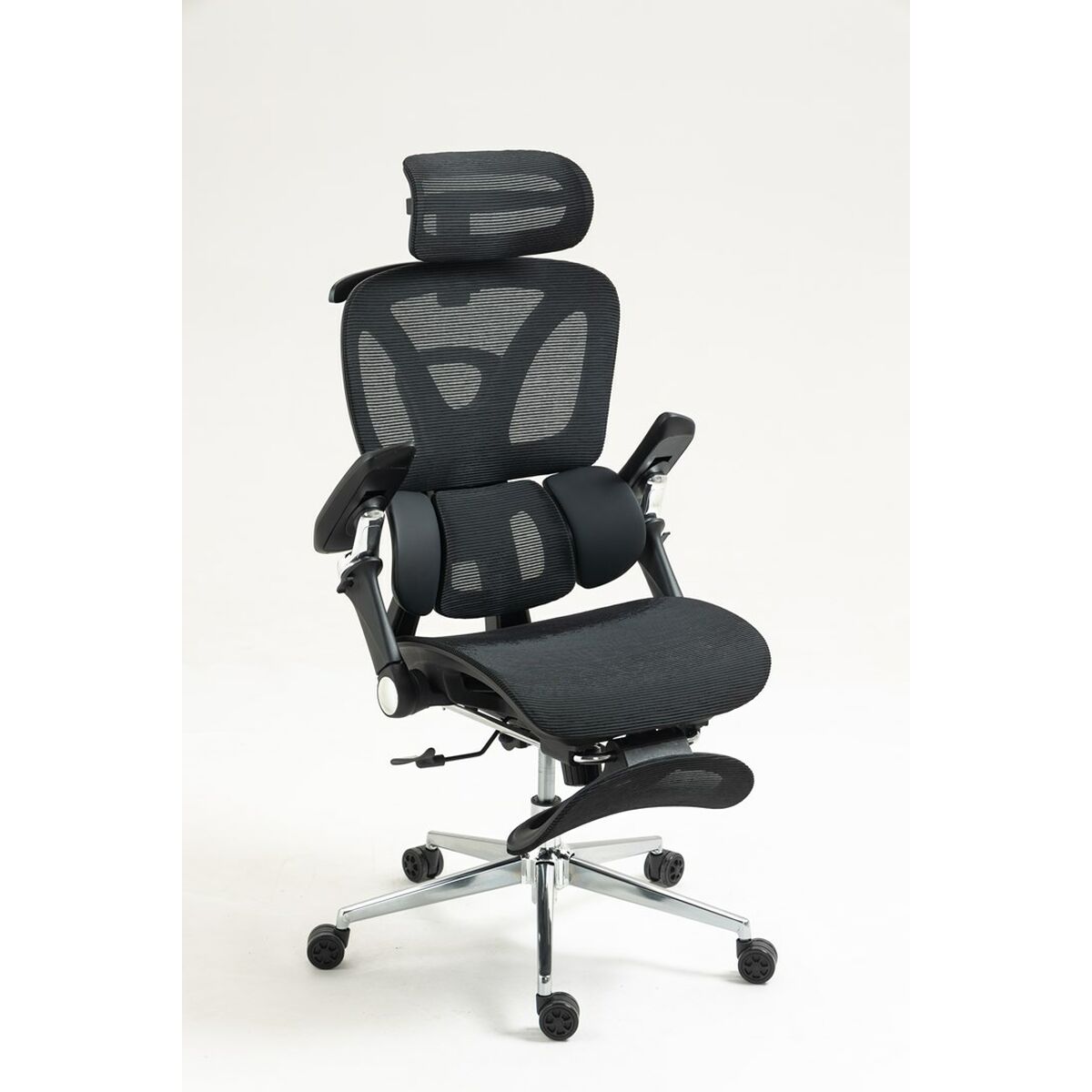 Silla de Oficina Activejet YK848 BK Negro Plateado 1 Pieza