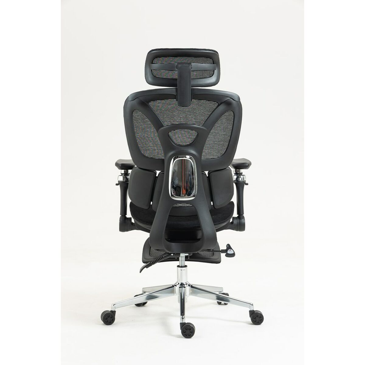 Silla de Oficina Activejet YK848 BK Negro Plateado 1 Pieza
