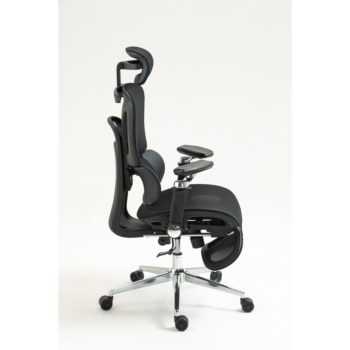 Silla de Oficina Activejet YK848 BK Negro Plateado 1 Pieza