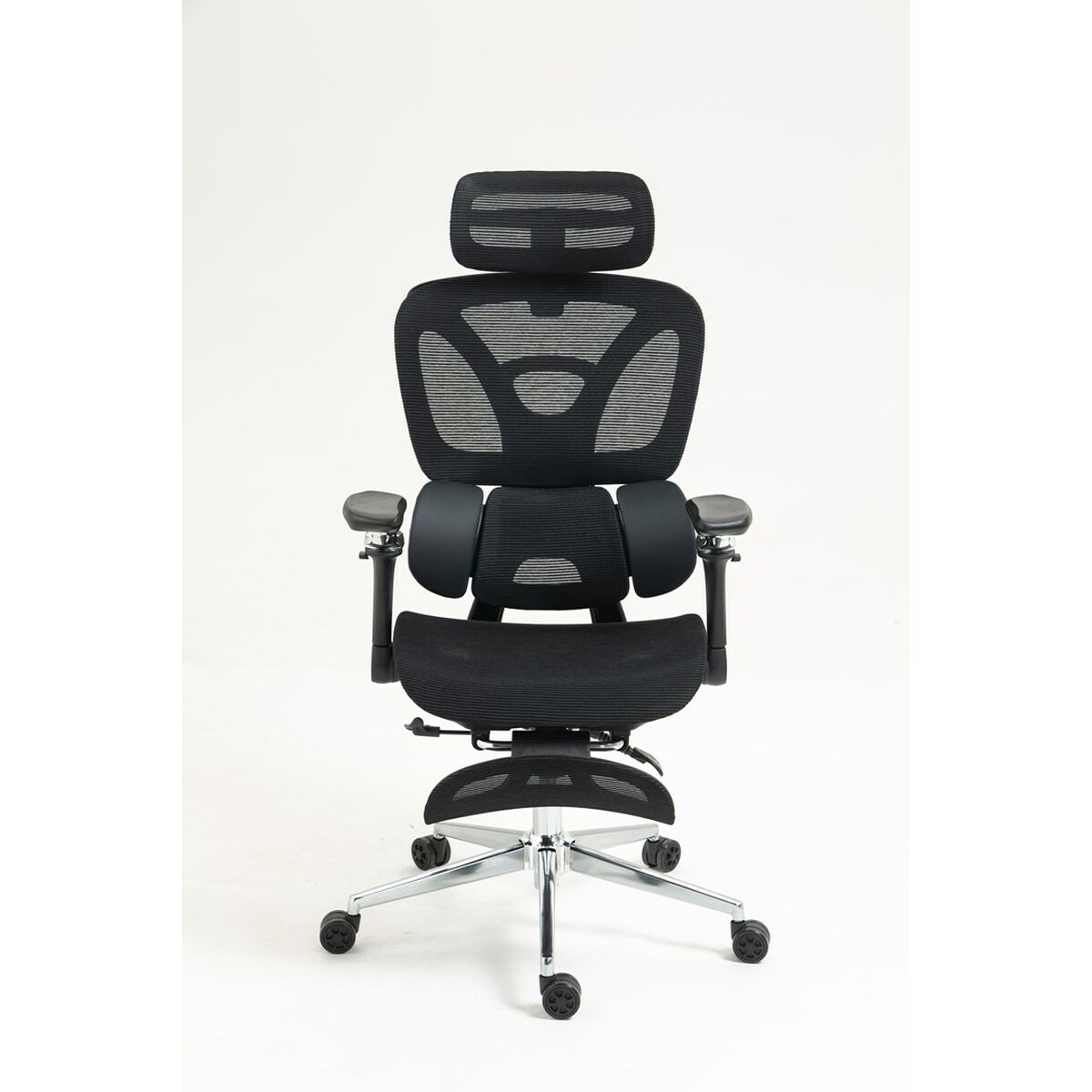 Silla de Oficina Activejet YK848 BK Negro Plateado 1 Pieza