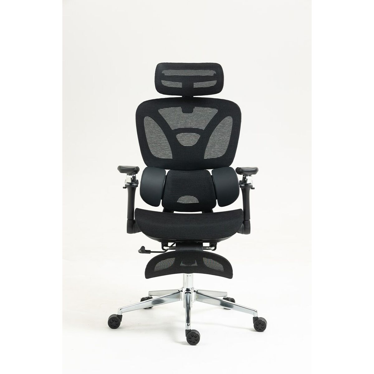 Silla de Oficina Activejet YK848 BK Negro Plateado 1 Pieza