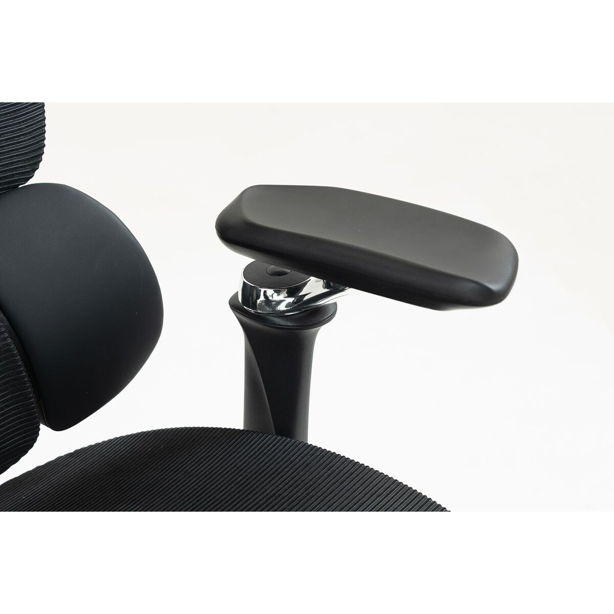 Silla de Oficina Activejet YK848 BK Negro Plateado 1 Pieza