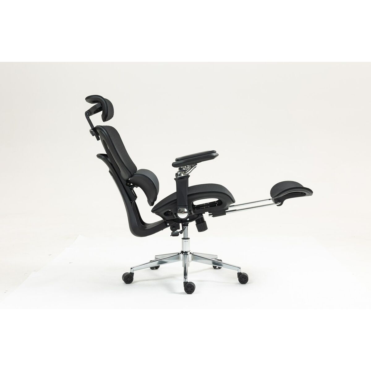 Silla de Oficina Activejet YK848 BK Negro Plateado 1 Pieza