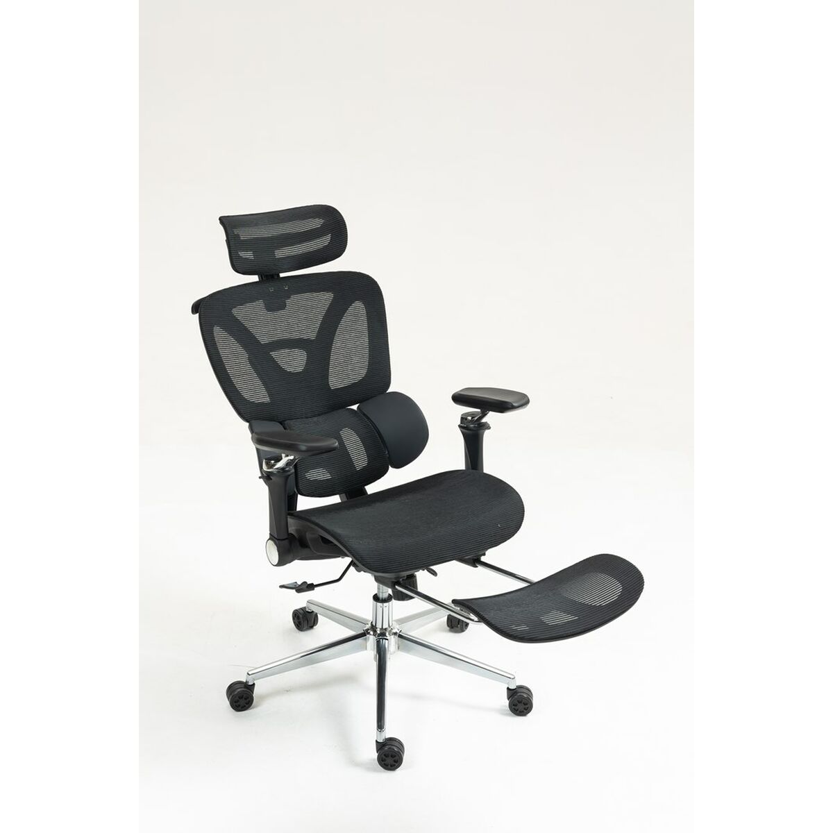 Silla de Oficina Activejet YK848 BK Negro Plateado 1 Pieza