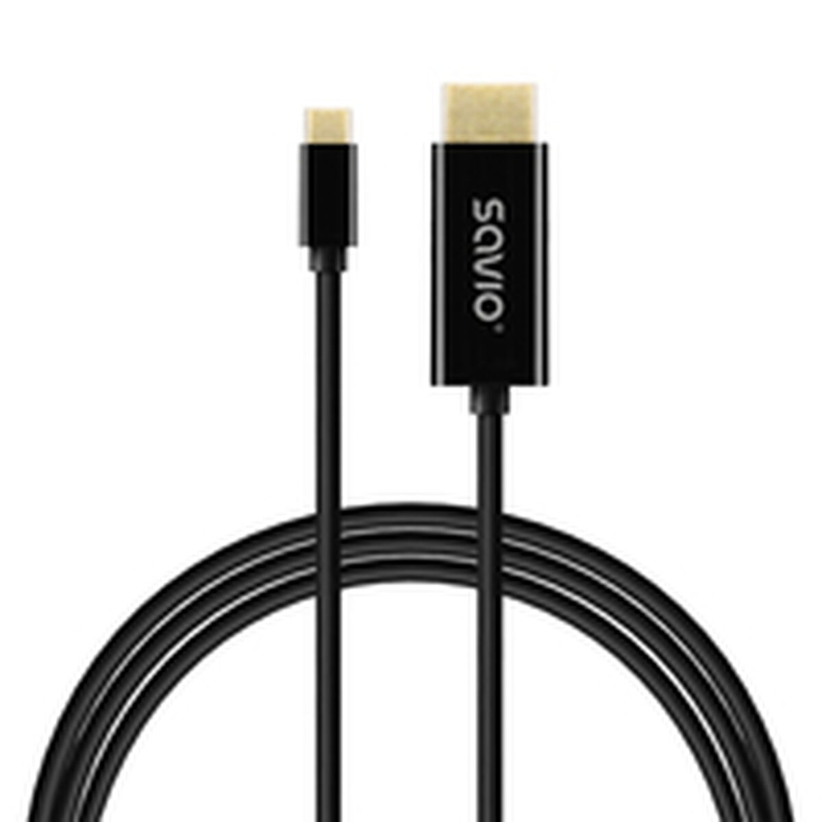 Cable USB Savio CL-191 Negro 2 m