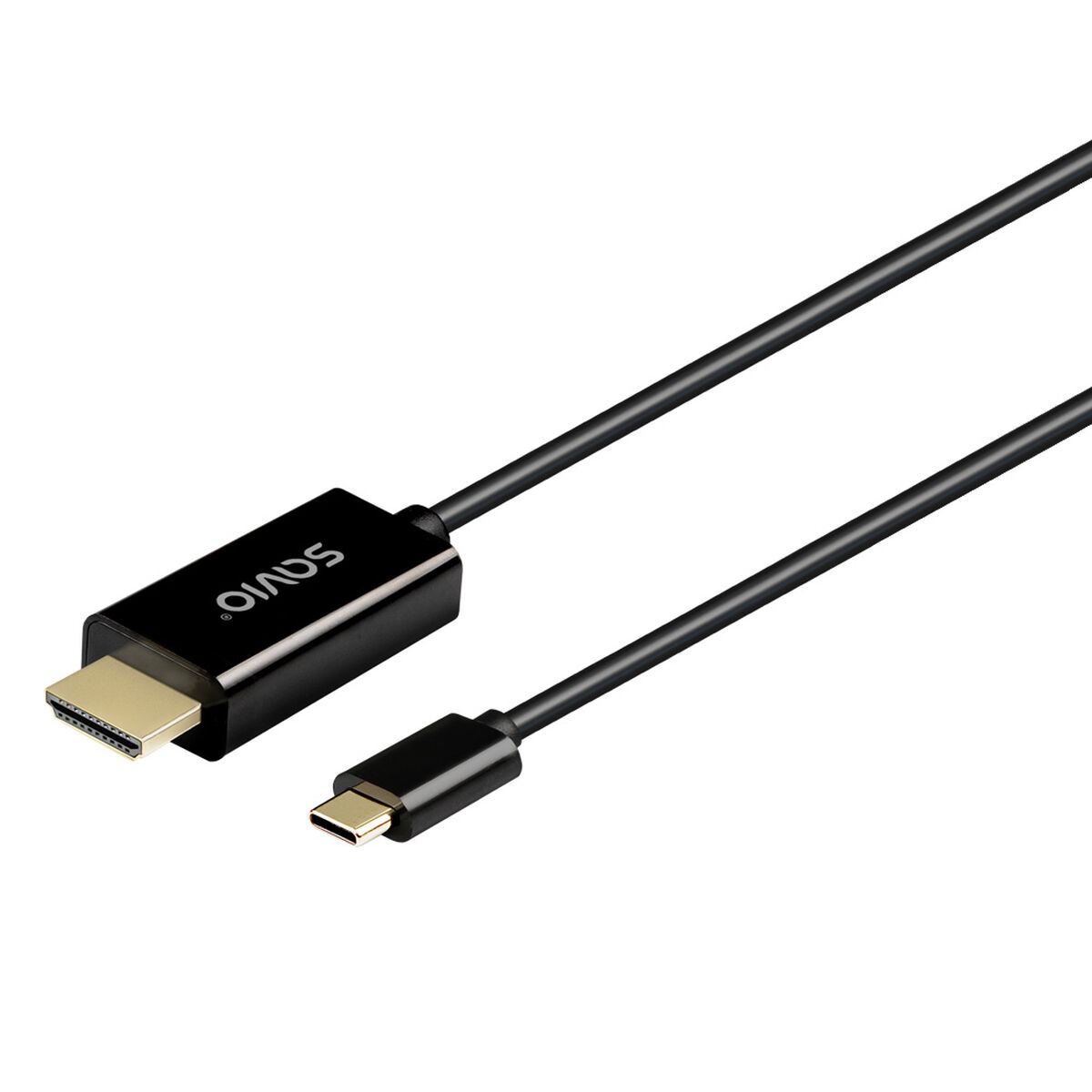 Cable USB Savio CL-191 Negro 2 m