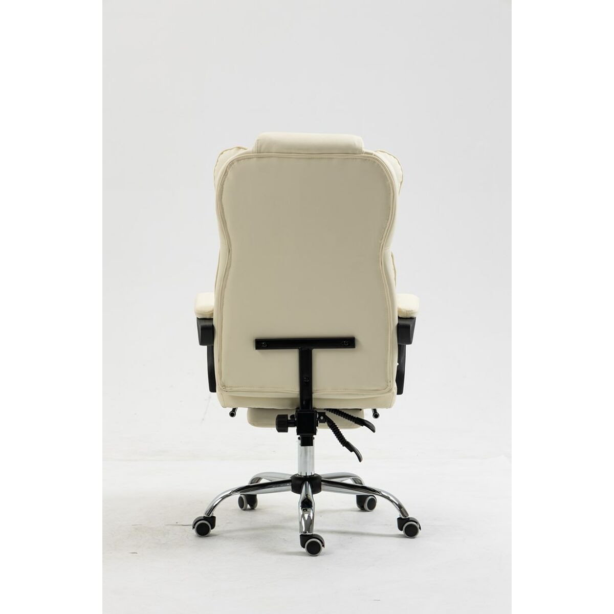 Silla de Oficina Activejet YK7416 BE Negro Beige Plateado