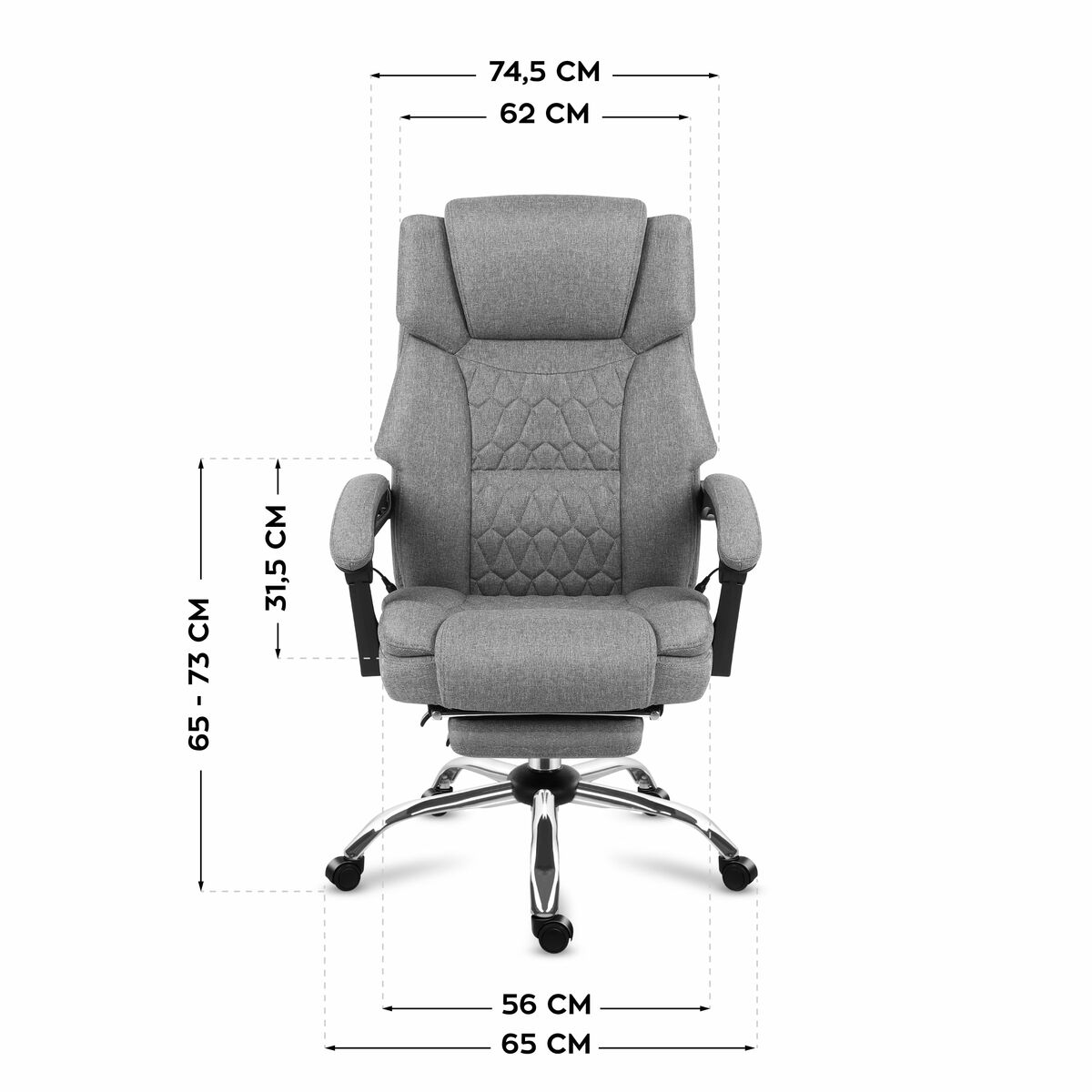 Silla de Oficina Mark Adler MA-BOSS 6.0 GREY Gris