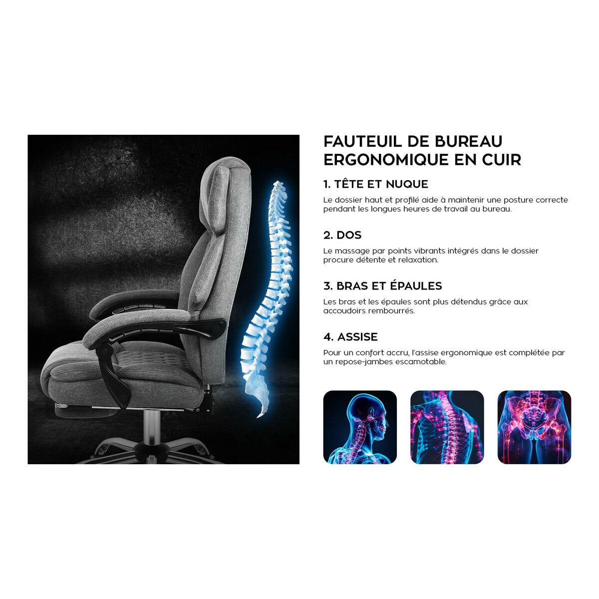 Silla de Oficina Mark Adler MA-BOSS 6.0 GREY Gris