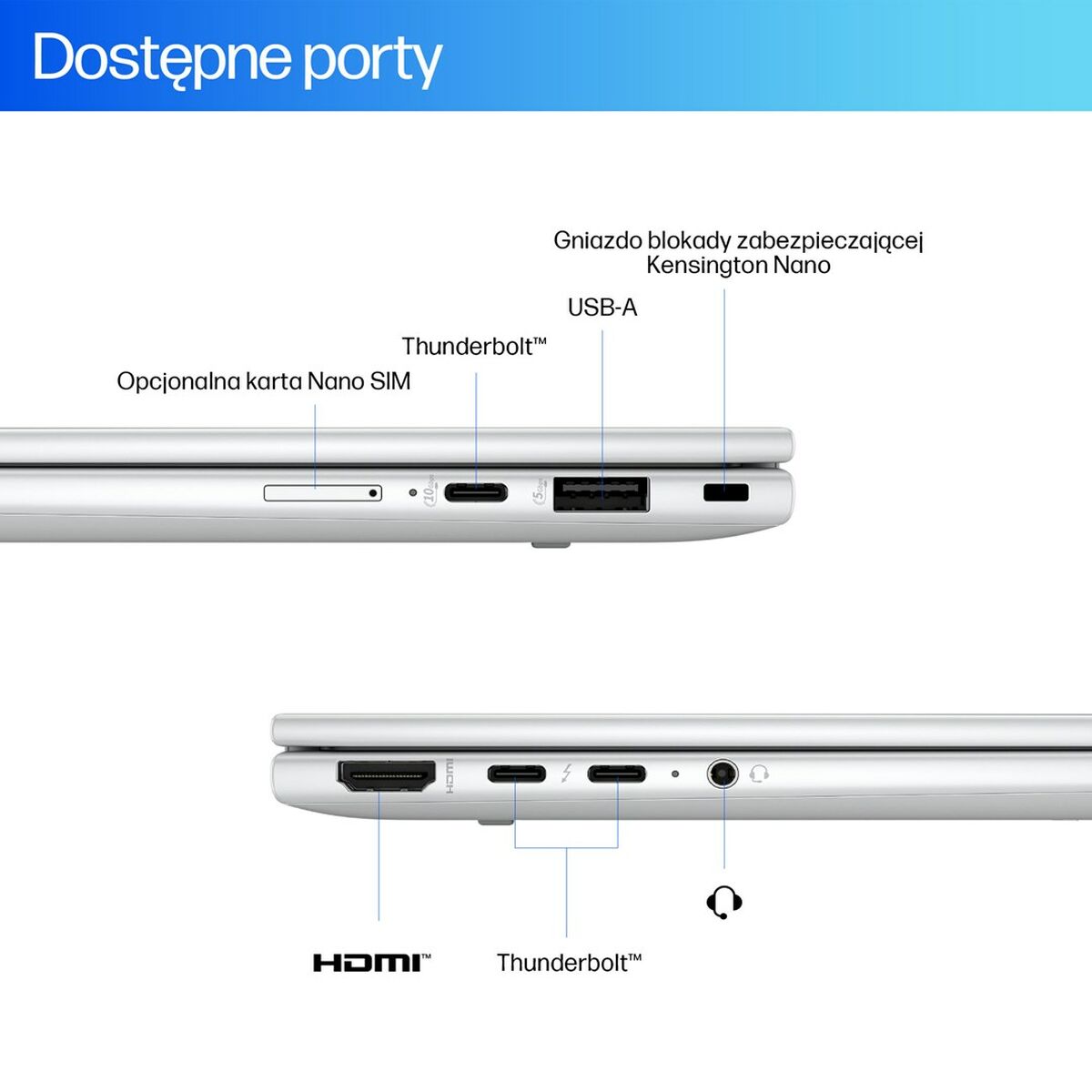 Laptop HP EliteBook X Flip G1i Next Gen AI PC Copilot+ PC Intel Core Ultra 7 258V 14" Intel Core Ultra 7 258V 32 GB RAM 1 TB SSD