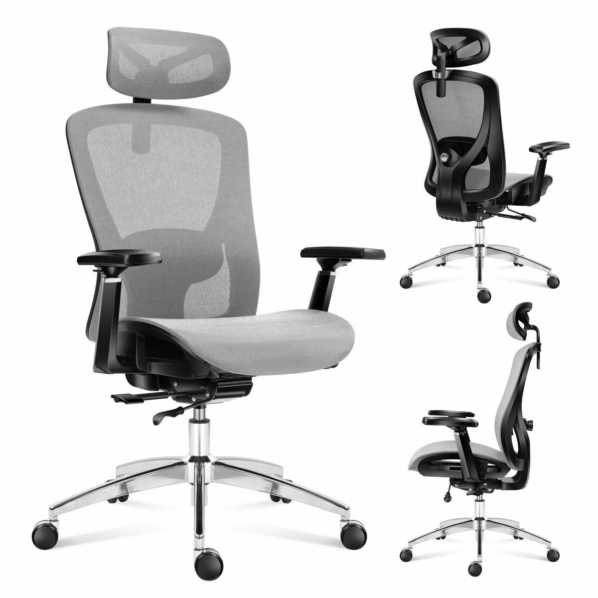 Silla de Oficina Mark Adler MA-EXPERT 5.3 GREY MESH Gris