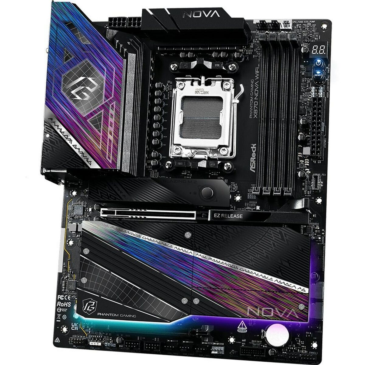 Placa Base ASRock X870 NOVA WIFI AMD AM5 AMD X870
