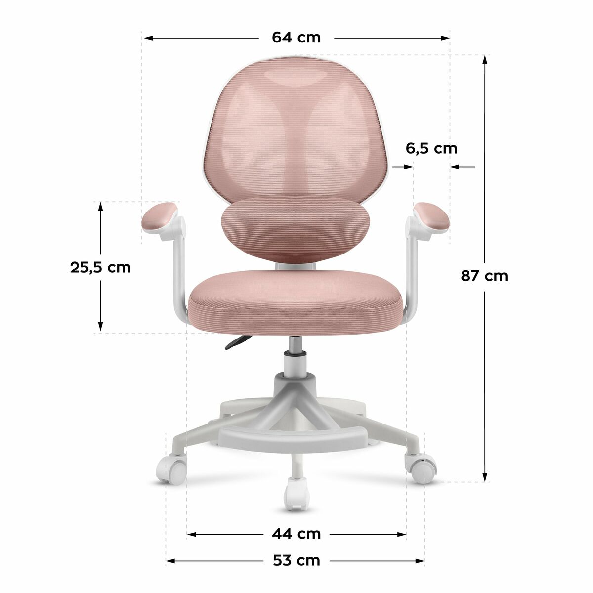 Silla de Oficina Mark Adler MA-JUNIOR 4.5 PINK Rosa