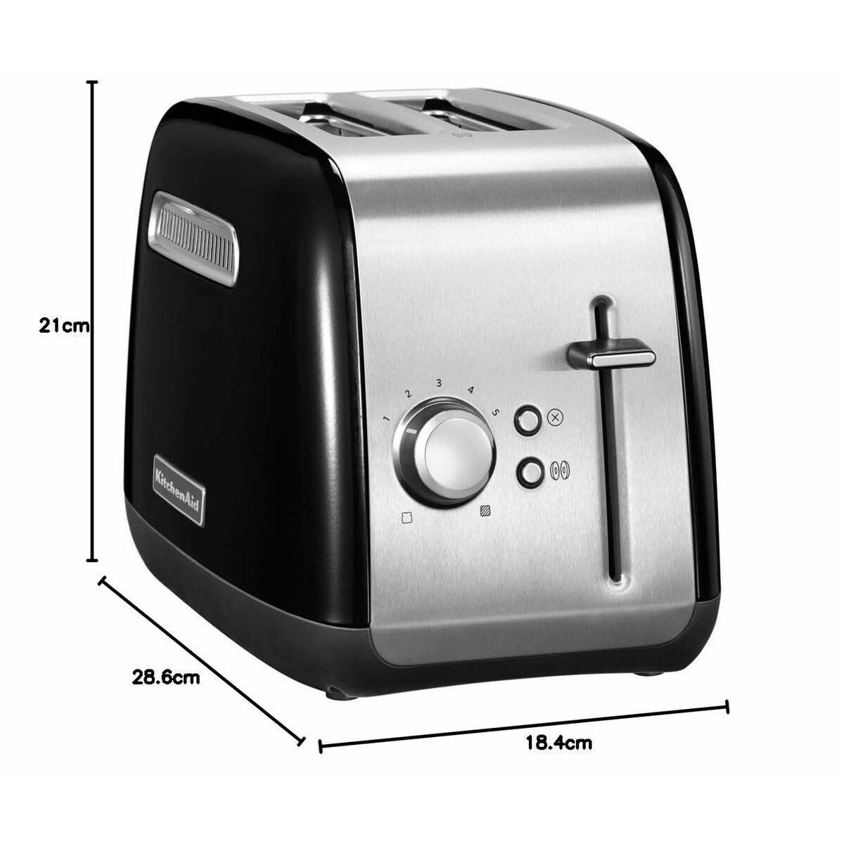 Tostadora KitchenAid 5KMT2115EOB Negro 1100 W