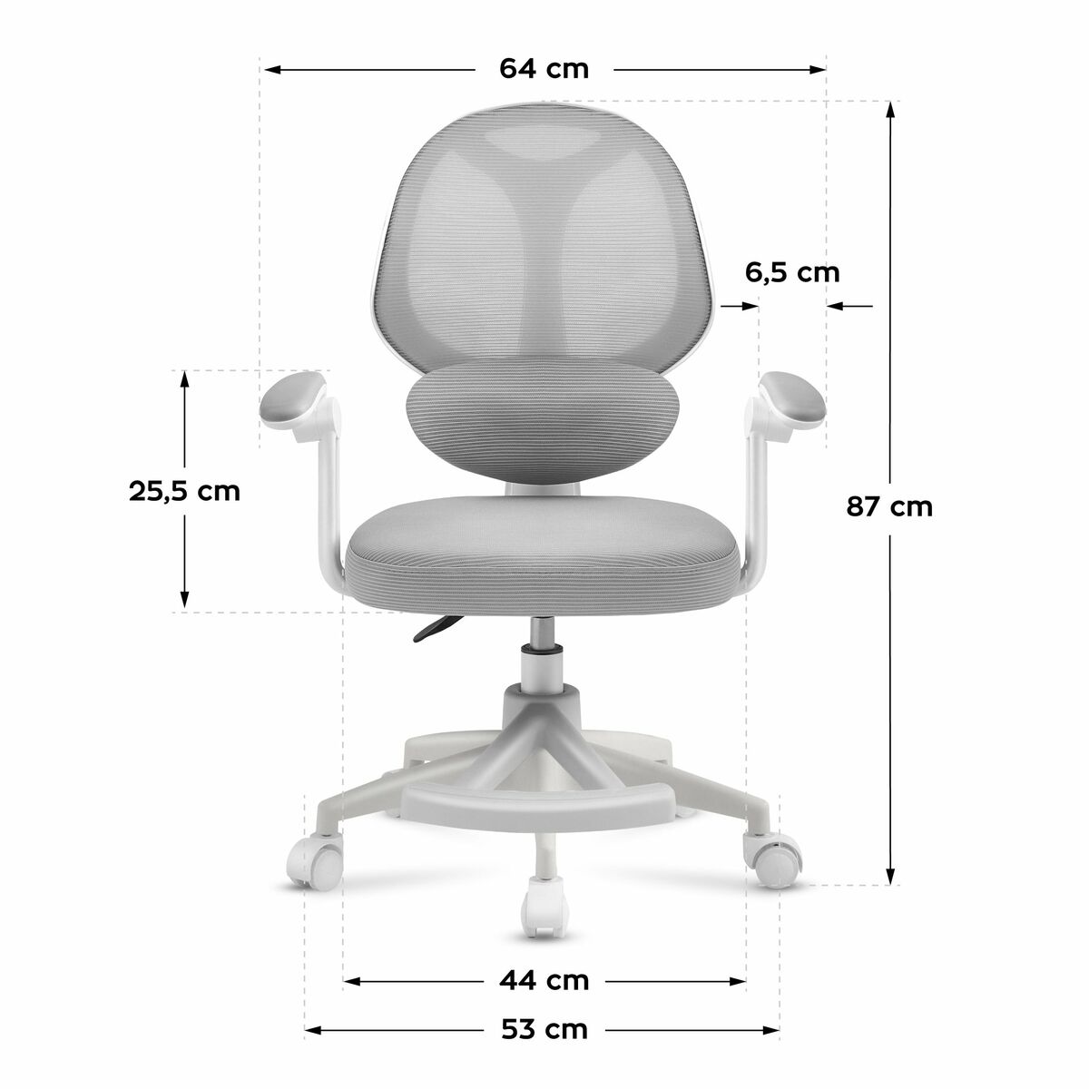 Silla de Oficina Mark Adler MA-JUNIOR 4.5 GREY Gris
