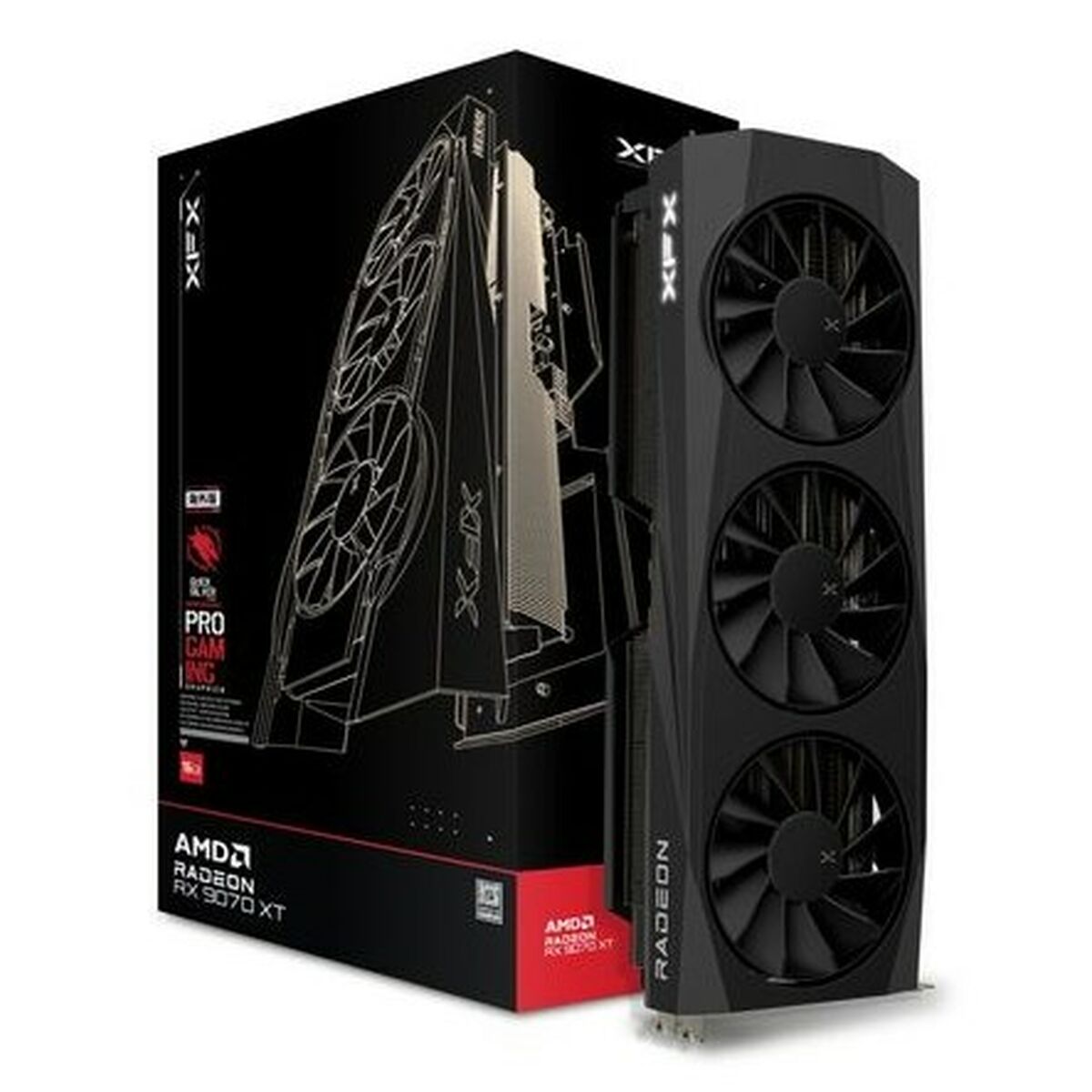Tarjeta Gráfica XFX RX-97TQICKB9 radeon rx 9070 xt 16 GB GDDR6