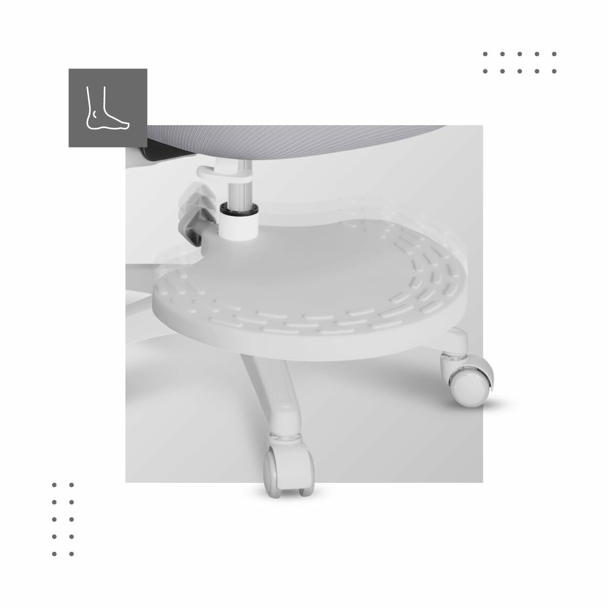 Silla de Oficina Mark Adler MA-JUNIOR 5.0 GREY Gris