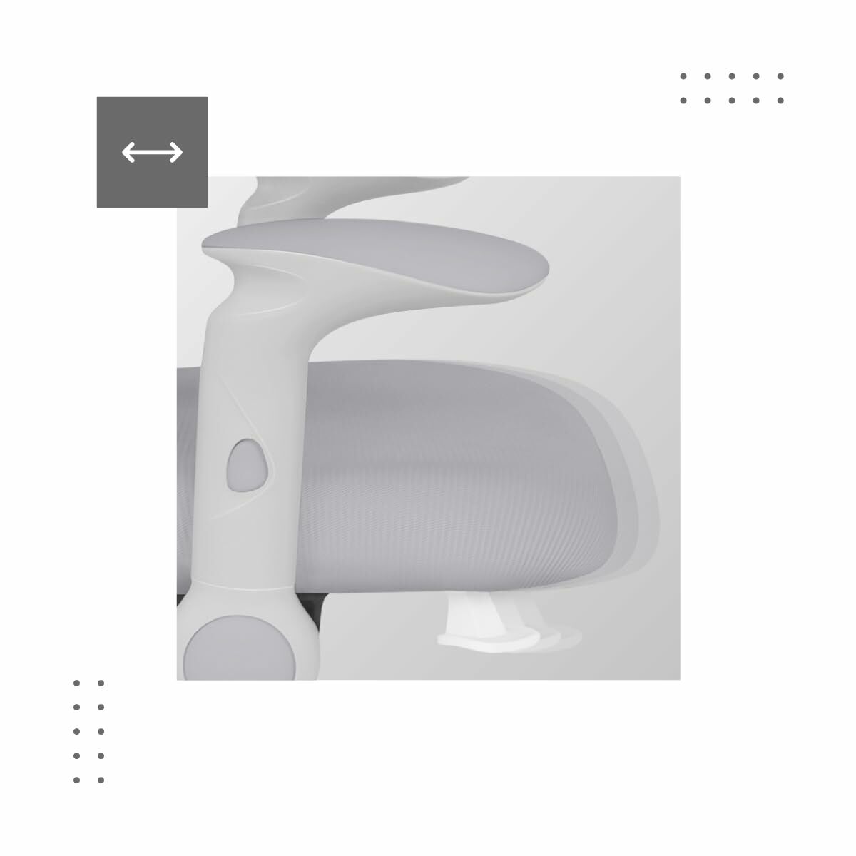 Silla de Oficina Mark Adler MA-JUNIOR 5.0 GREY Gris