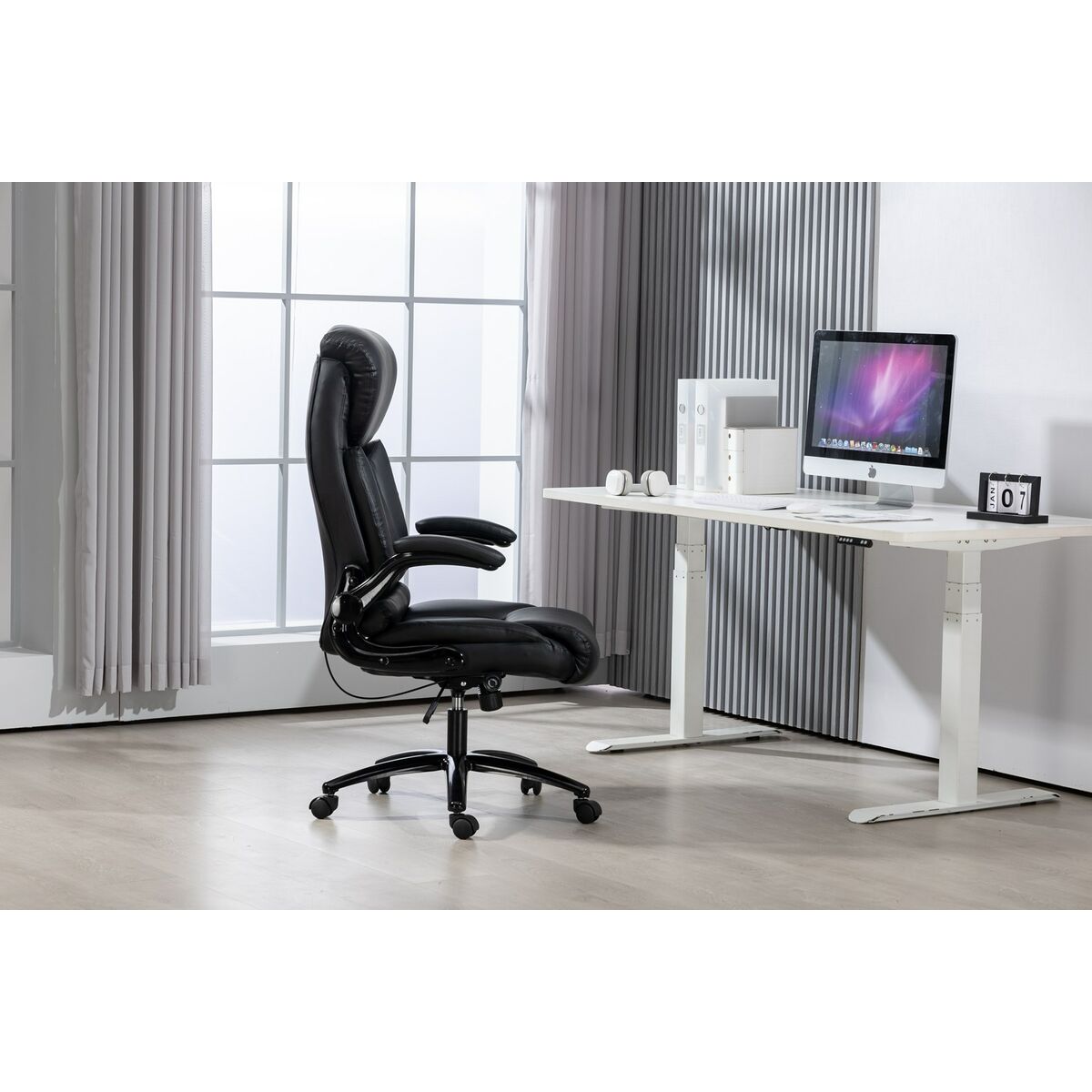 Silla de Oficina Activejet YK7406-1 BK Negro 1 Pieza