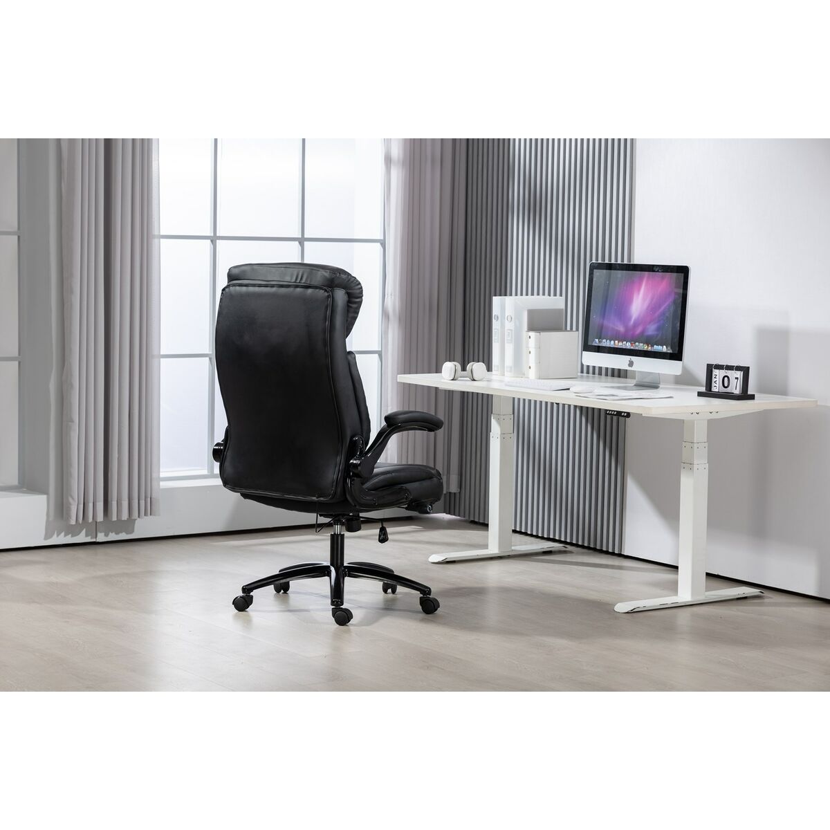 Silla de Oficina Activejet YK7406-1 BK Negro 1 Pieza
