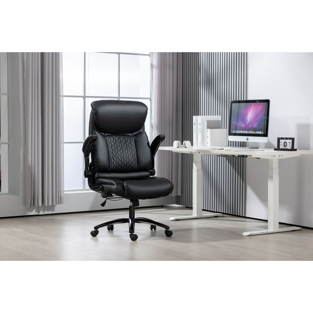 Silla de Oficina Activejet YK7406-1 BK Negro 1 Pieza