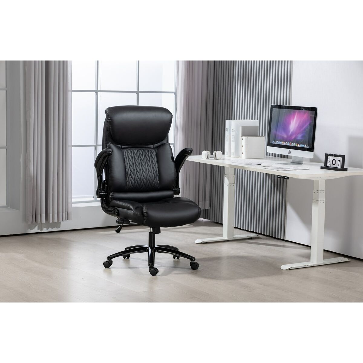 Silla de Oficina Activejet YK7406-1 BK Negro 1 Pieza