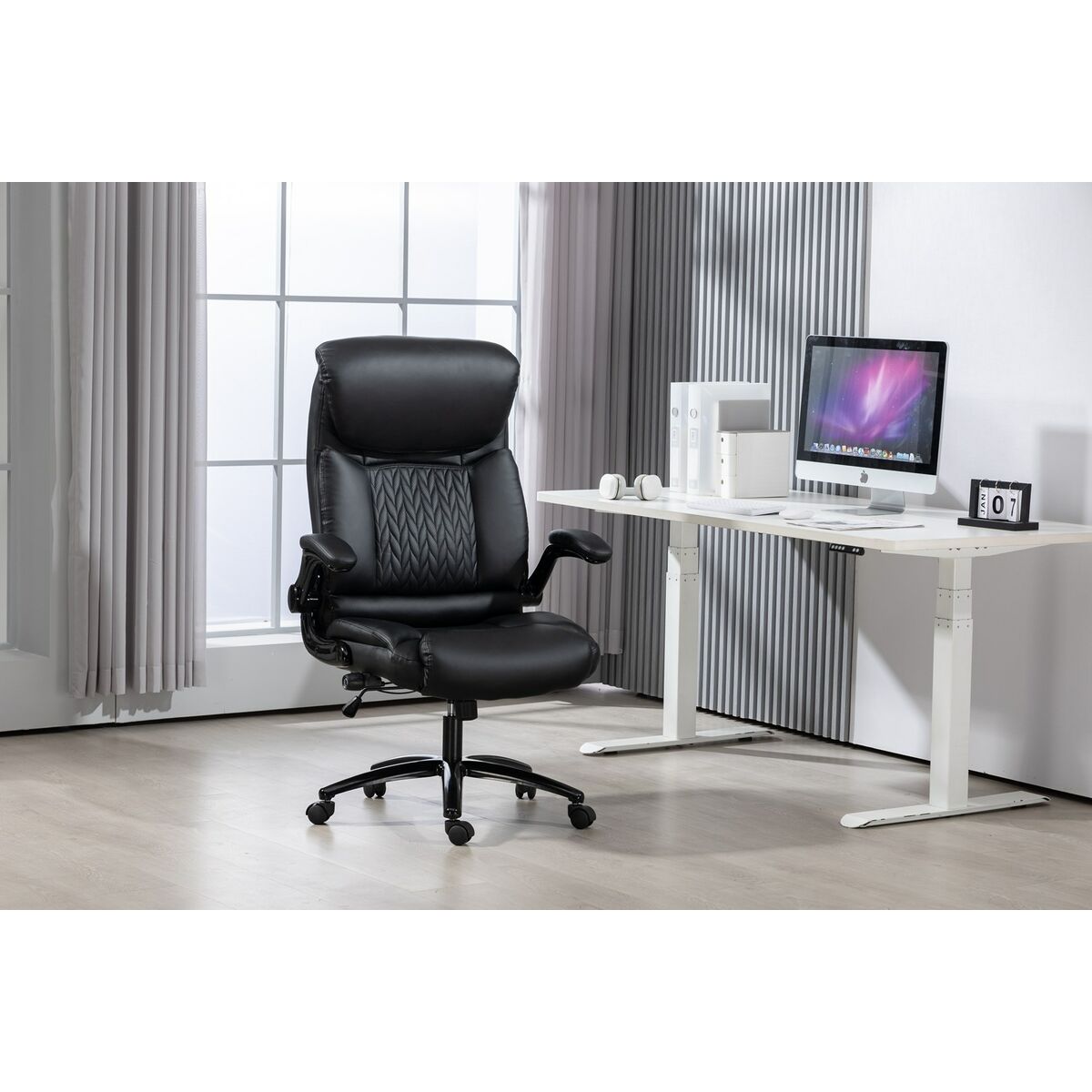 Silla de Oficina Activejet YK7406-1 BK Negro 1 Pieza