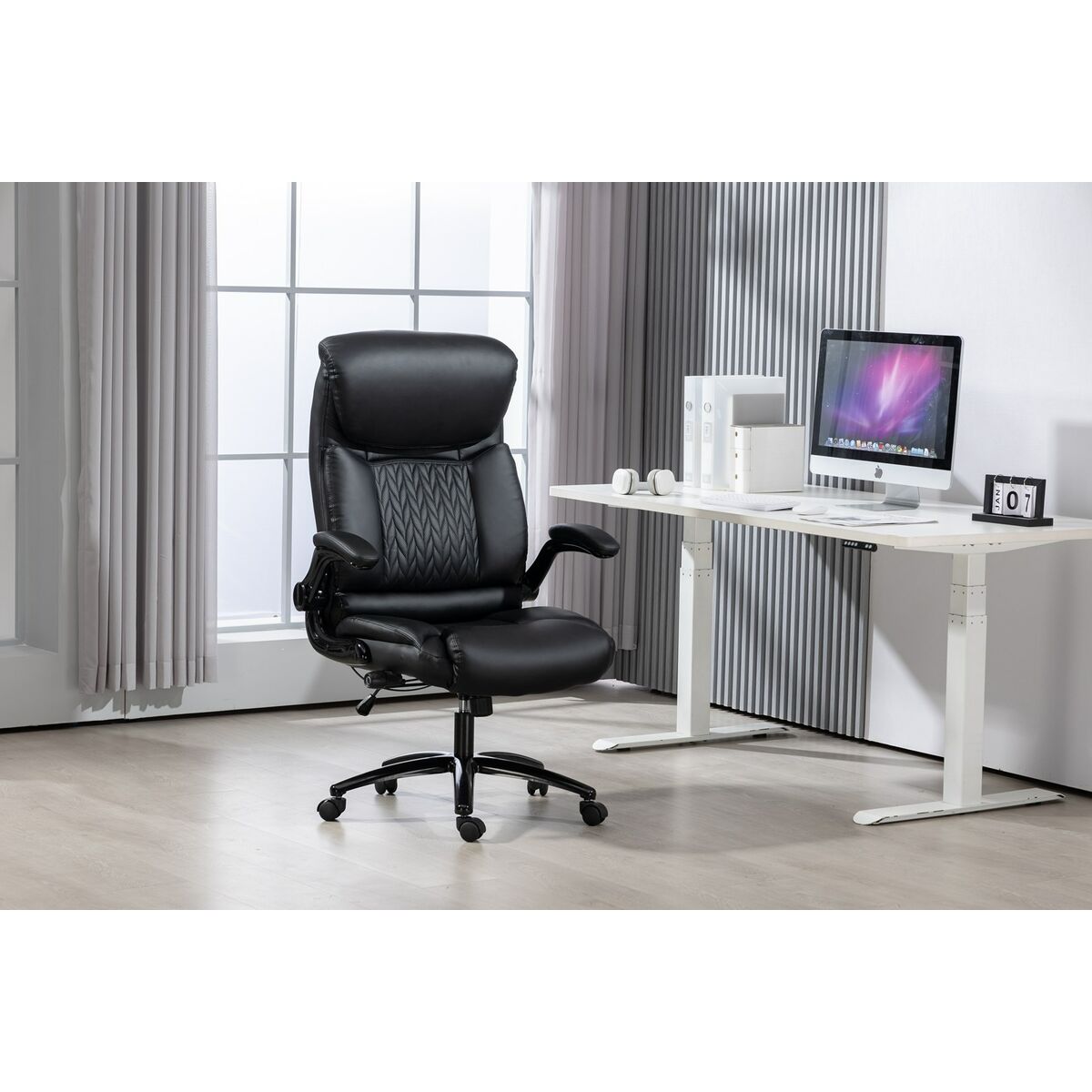 Silla de Oficina Activejet YK7406-1 BK Negro 1 Pieza