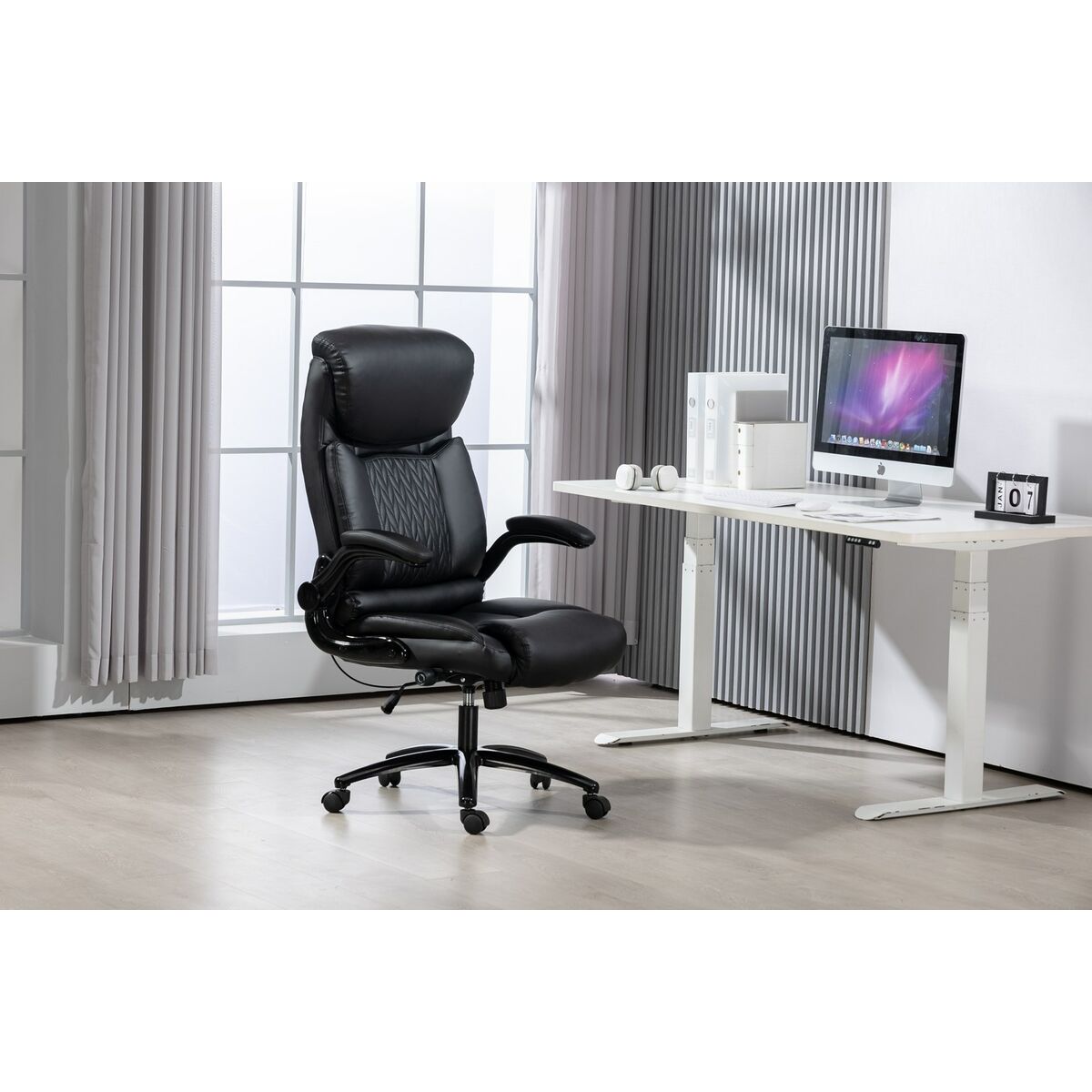 Silla de Oficina Activejet YK7406-1 BK Negro 1 Pieza