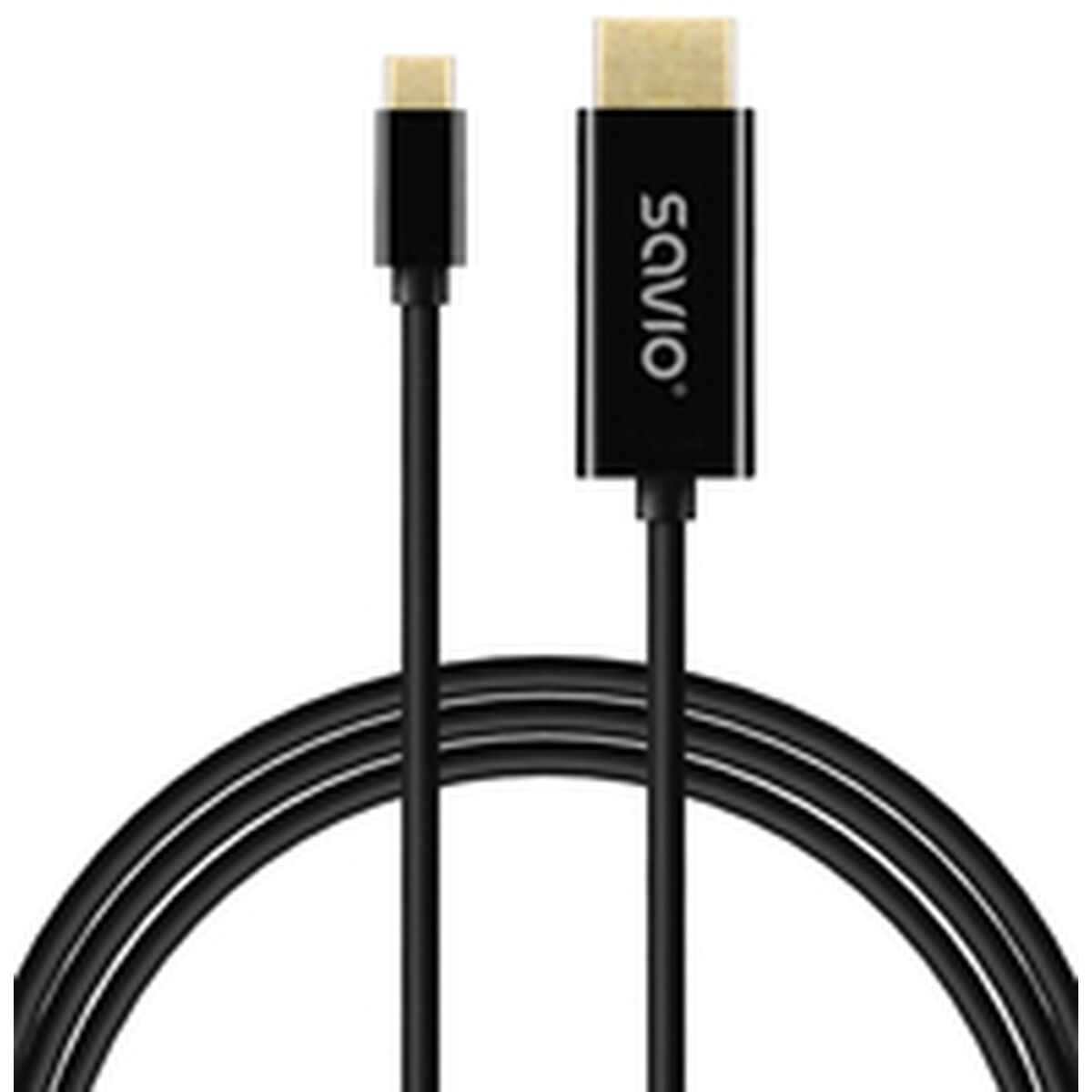 Cable USB Savio CL-190 Negro 1 m