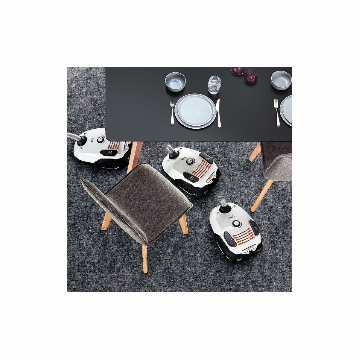 Aspiradora AEG VX6-2-IW-5 Blanco Negro Gris 800 W