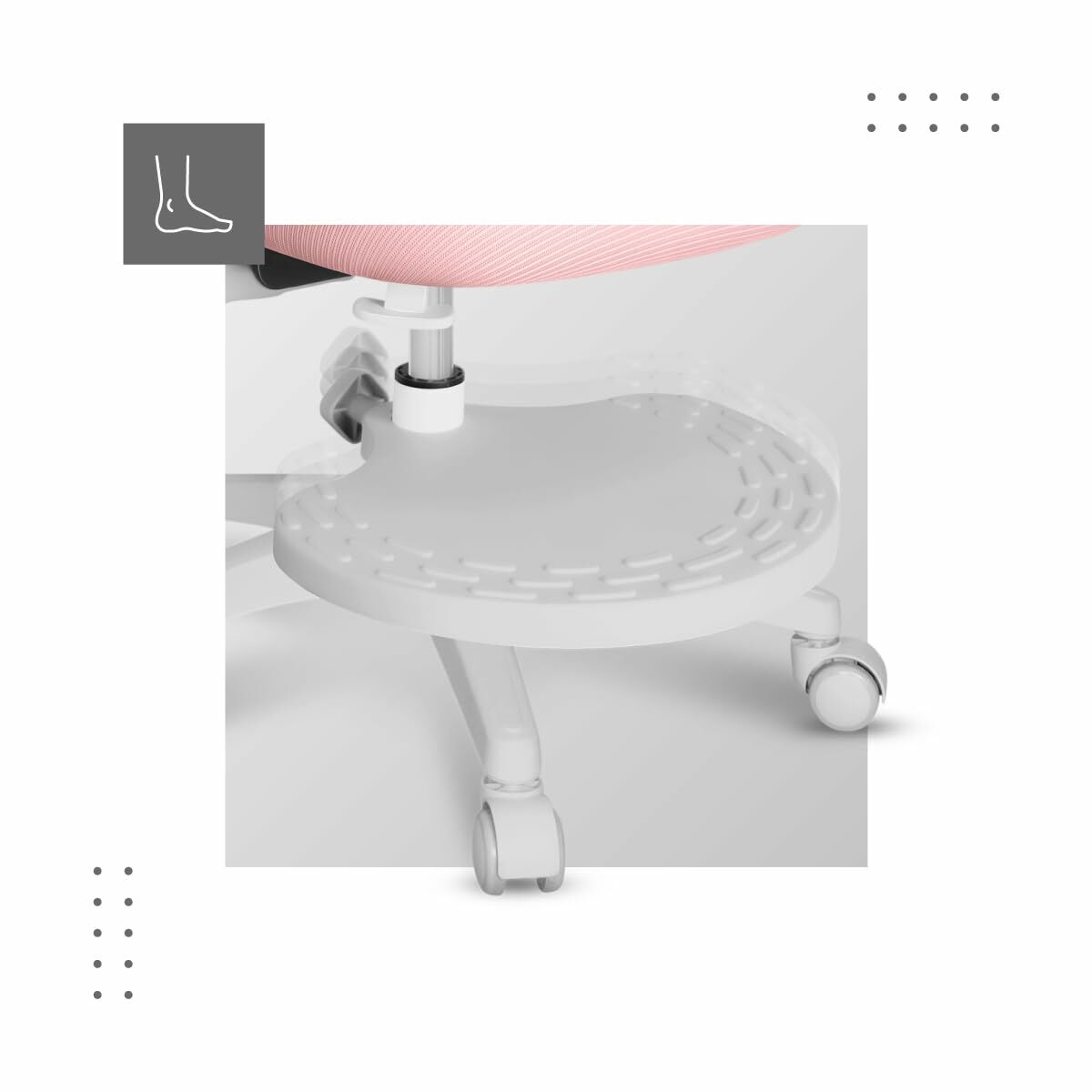 Silla de Oficina Mark Adler MA-JUNIOR 5.0 PINK Rosa