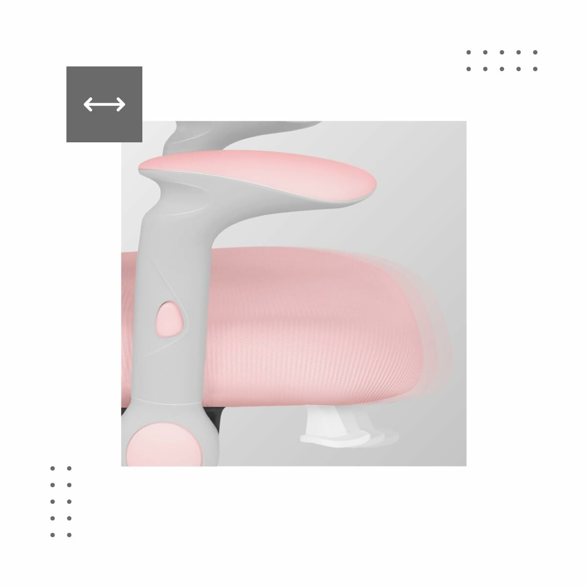 Silla de Oficina Mark Adler MA-JUNIOR 5.0 PINK Rosa