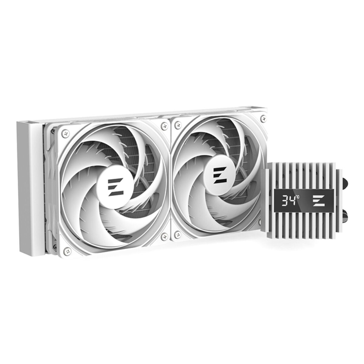 Ventilador de Caja Zalman ALPHA2 A24 WHITE Ø 12 cm