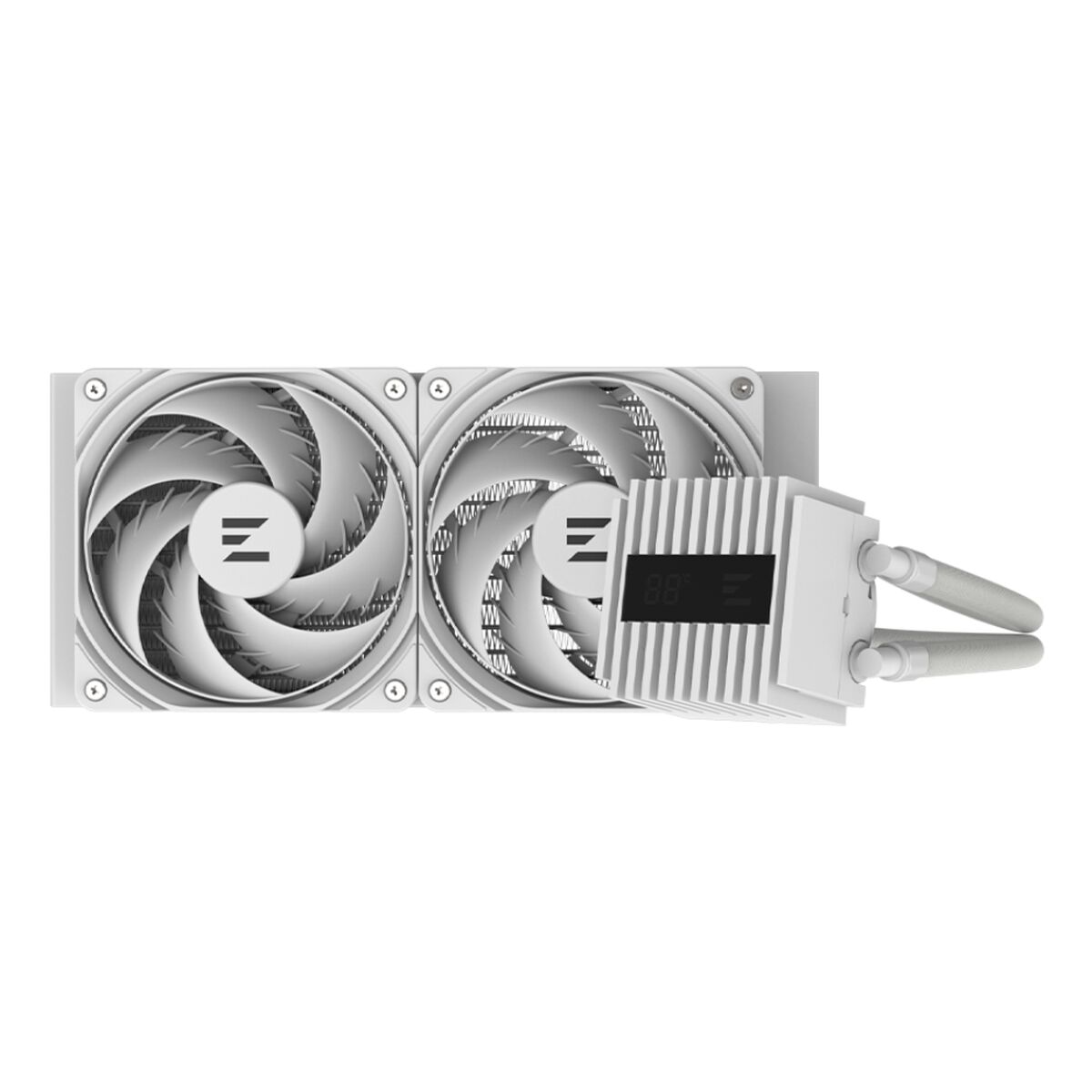 Ventilador de Caja Zalman ALPHA2 A24 WHITE Ø 12 cm