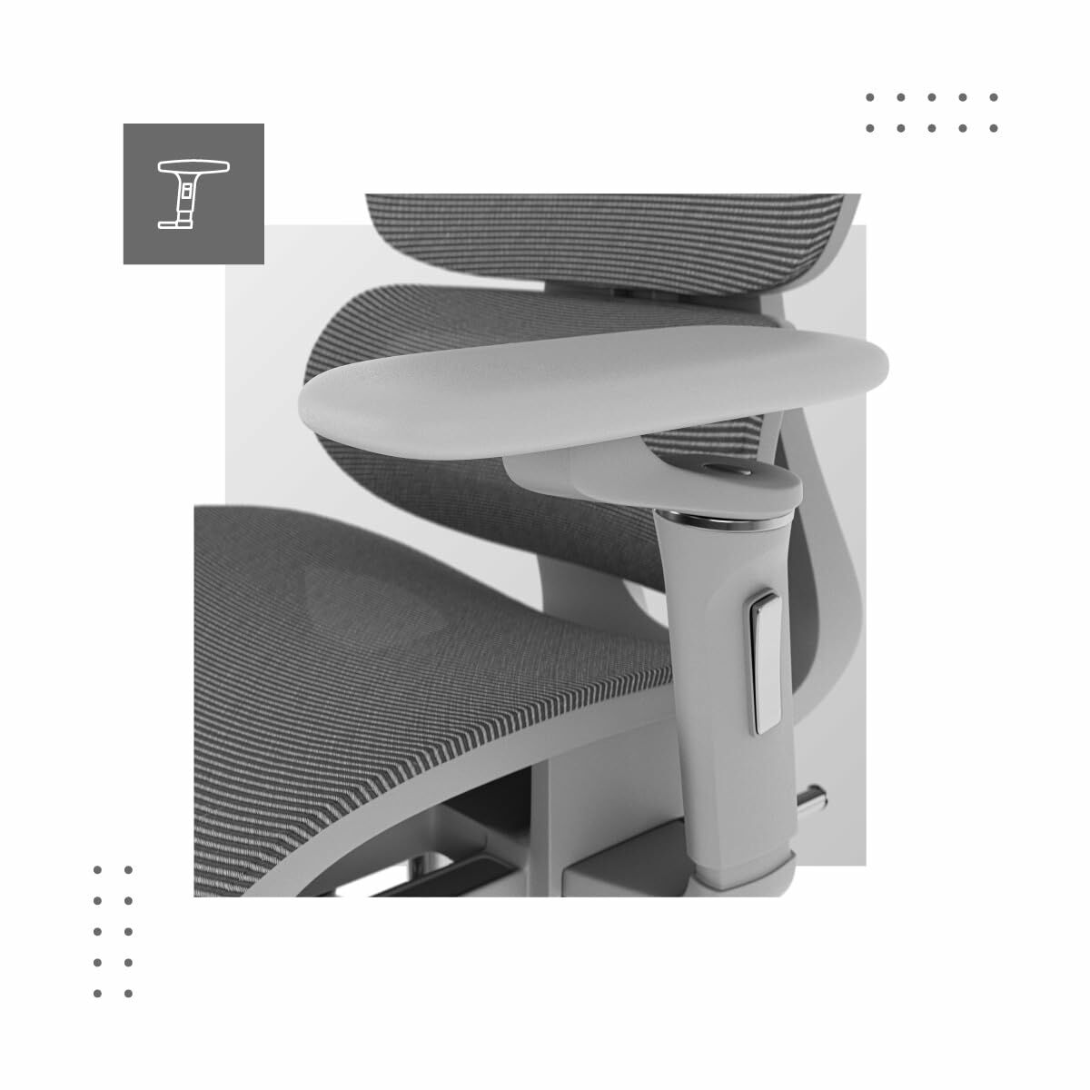 Silla de Oficina Mark Adler MA-EXPERT 7.9 GREY Gris