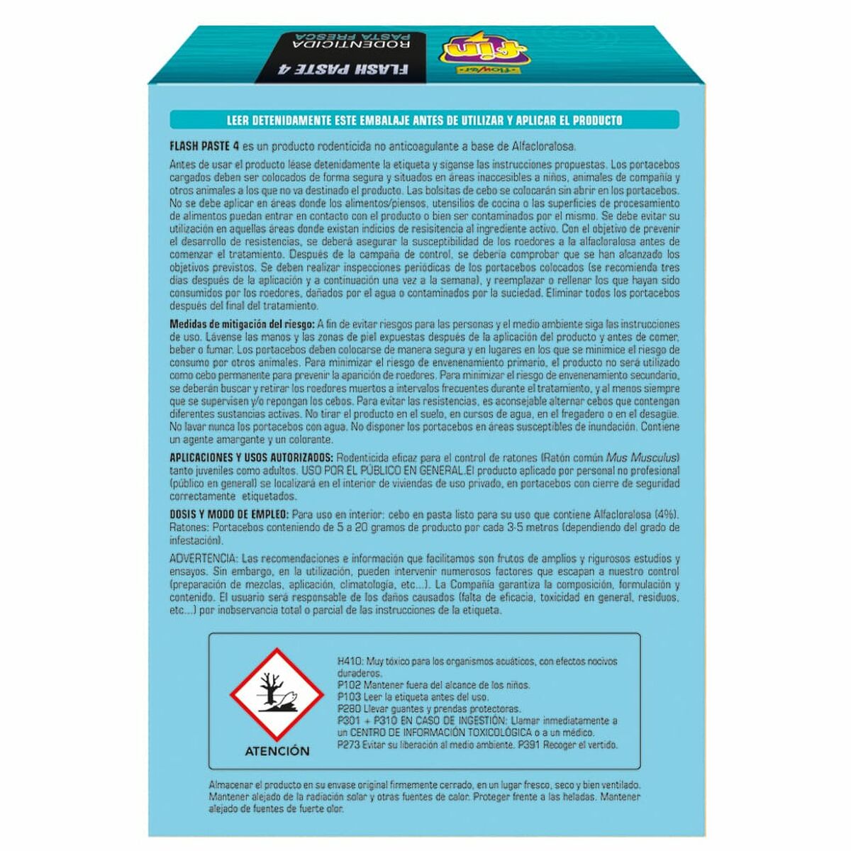 Raticida Flower 120 g