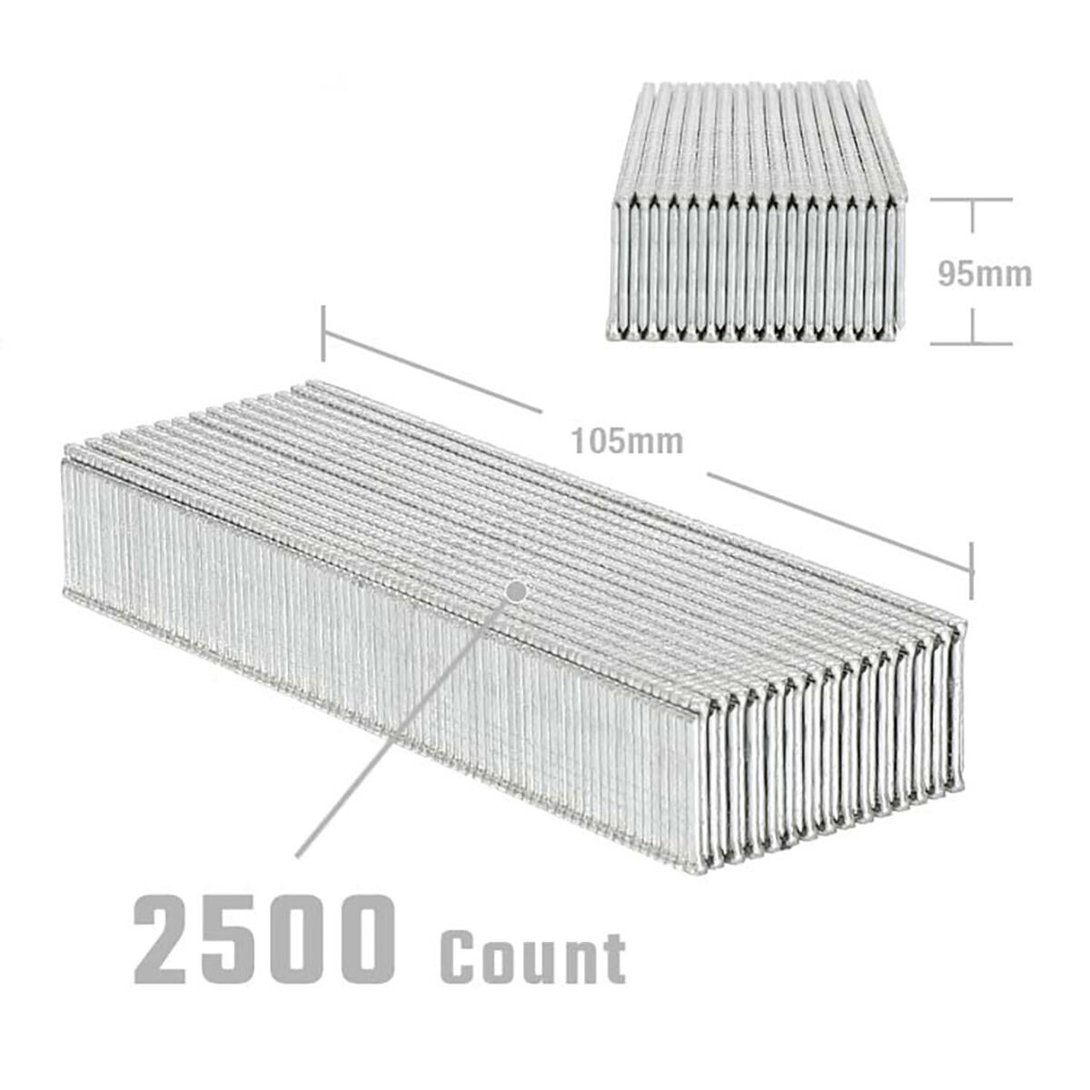 Grapas Workpro Q235 12 mm 10 mm