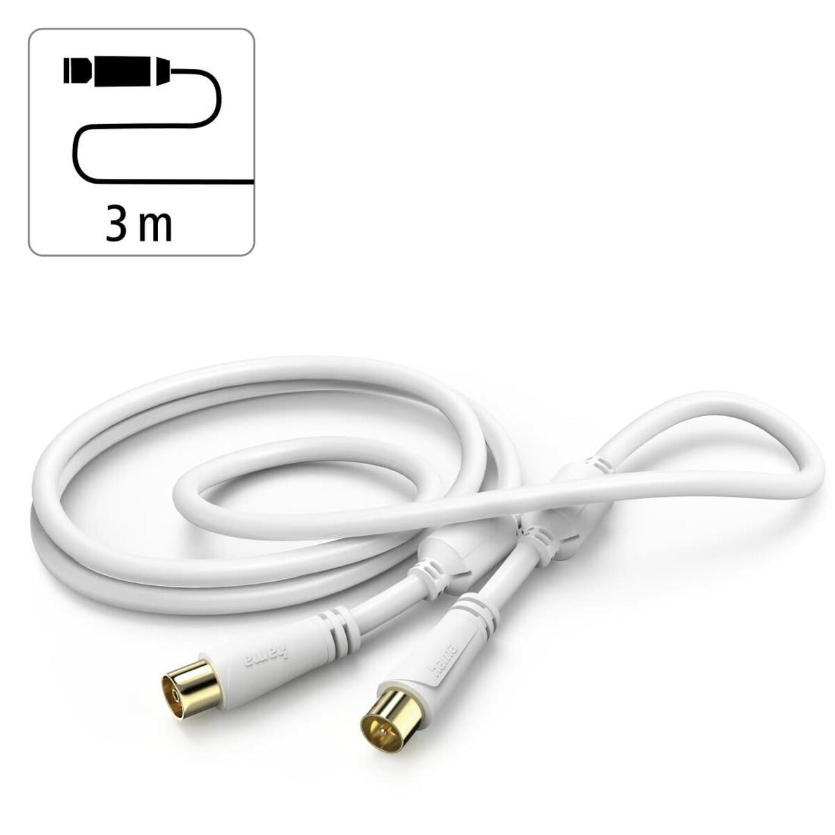 Cable HDMI Hama 00205247 Blanco 3 m