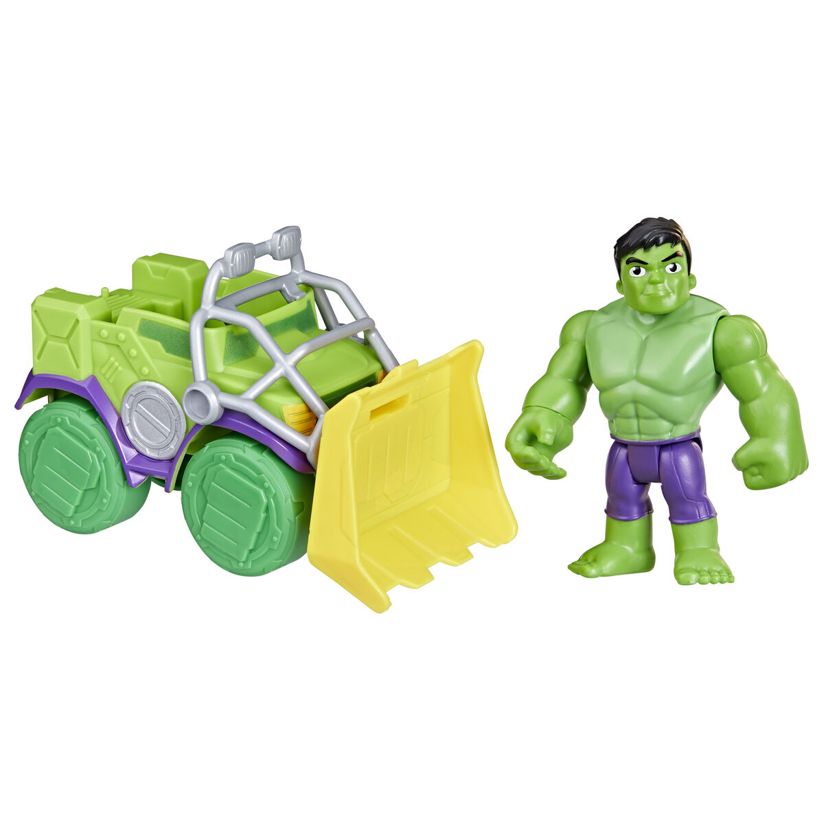 Playset Hasbro Spidey Amazing Friends Hulk Verde