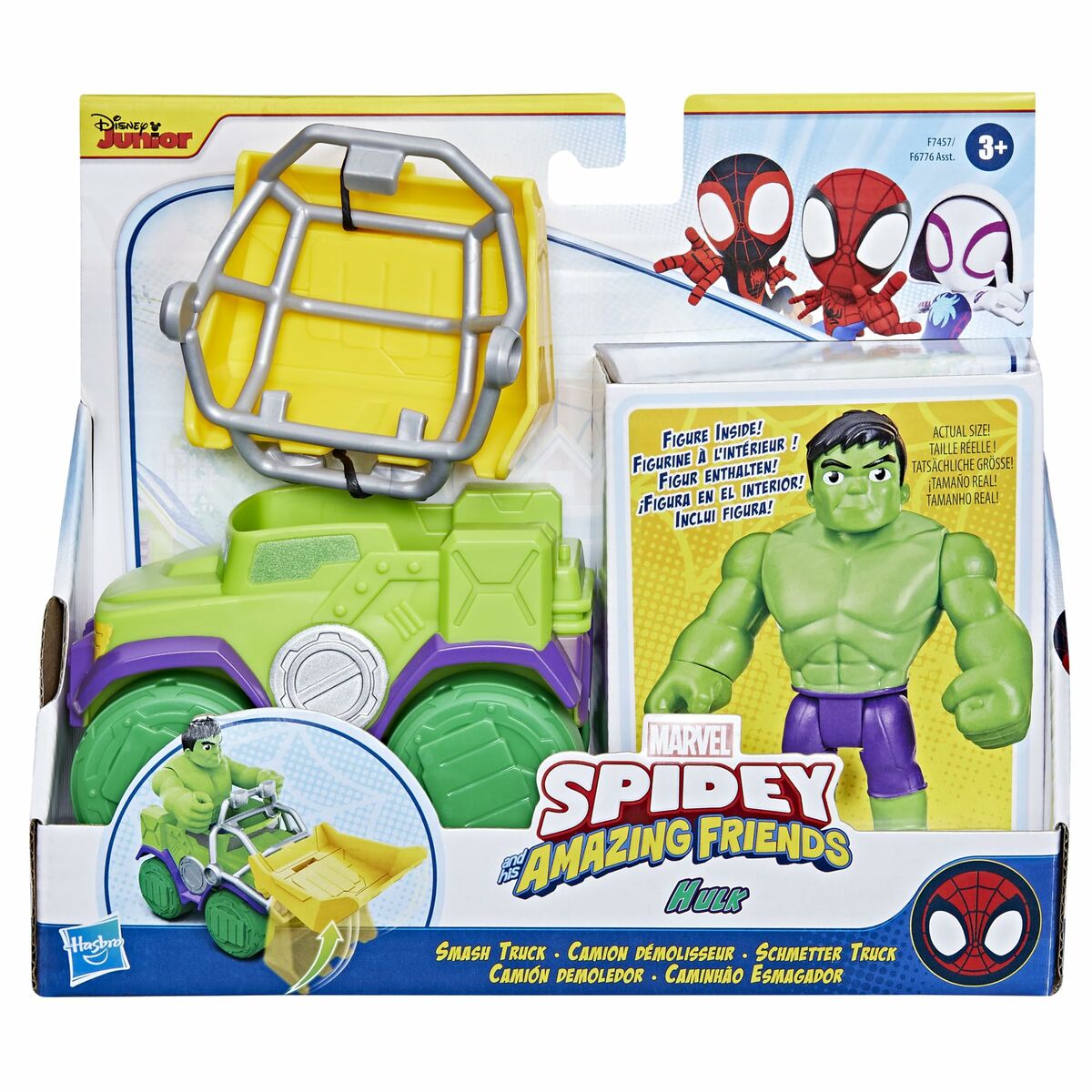 Playset Hasbro Spidey Amazing Friends Hulk Verde