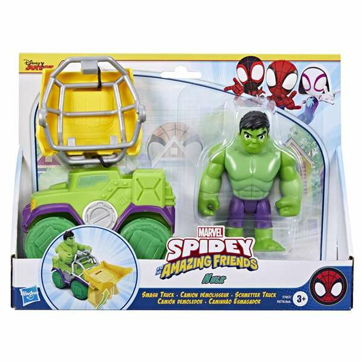 Playset Hasbro Spidey Amazing Friends Hulk Verde