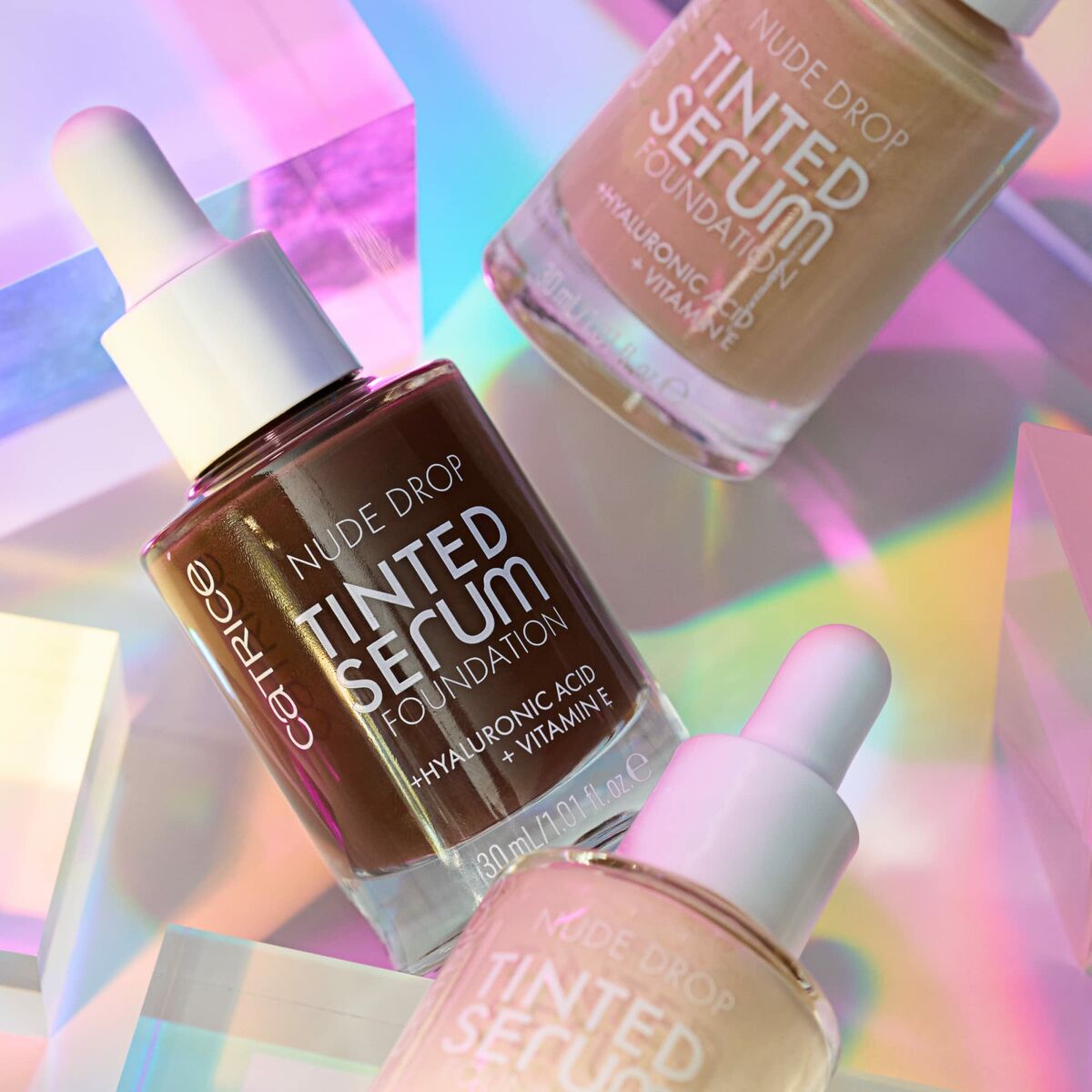 Base de Maquillaje Fluida Catrice Nude Drop Beige 30 ml Sérum