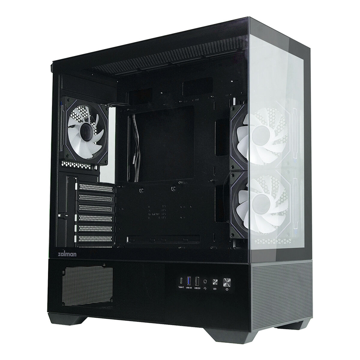 Caja Semitorre ATX Zalman CHRONIX Negro