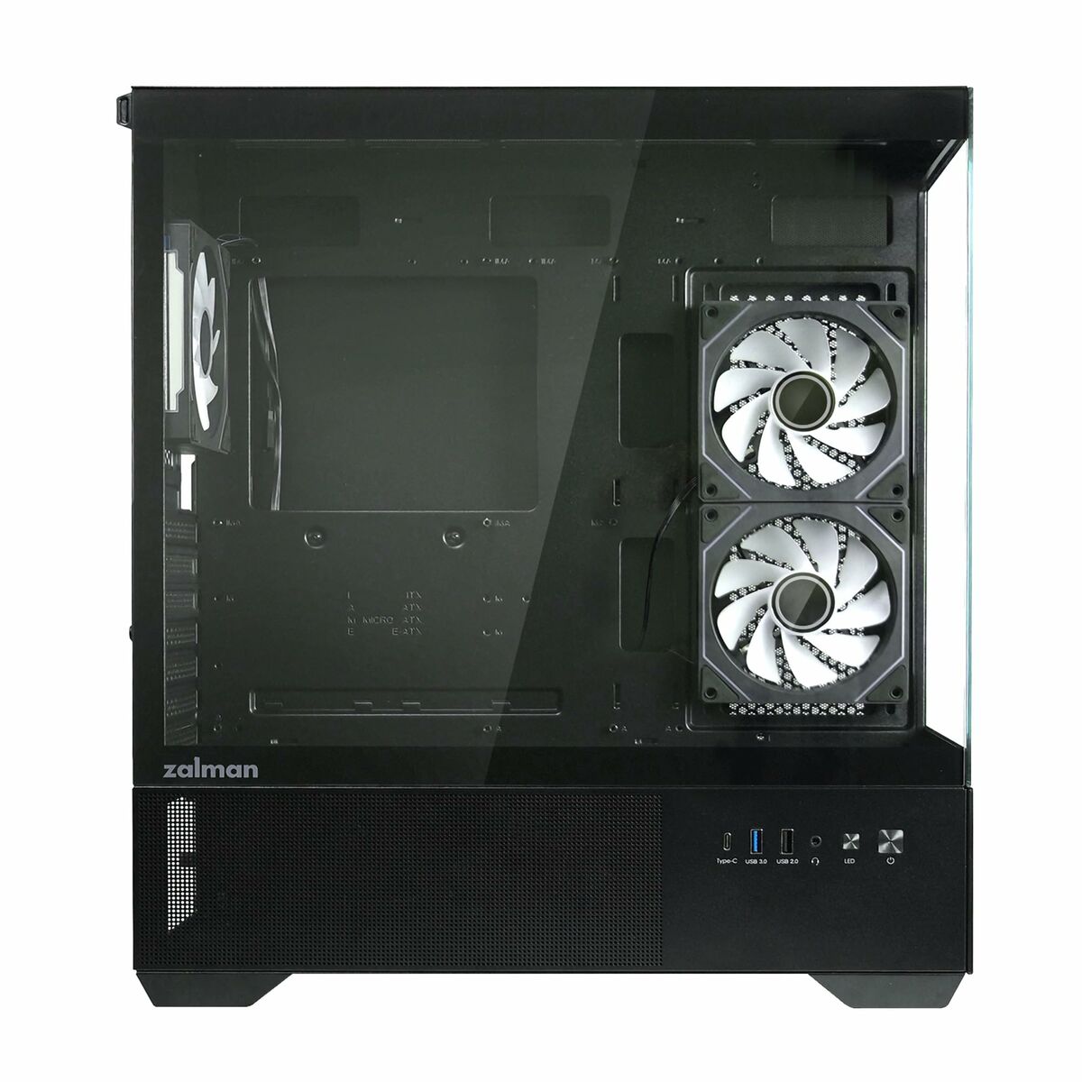 Caja Semitorre ATX Zalman CHRONIX Negro