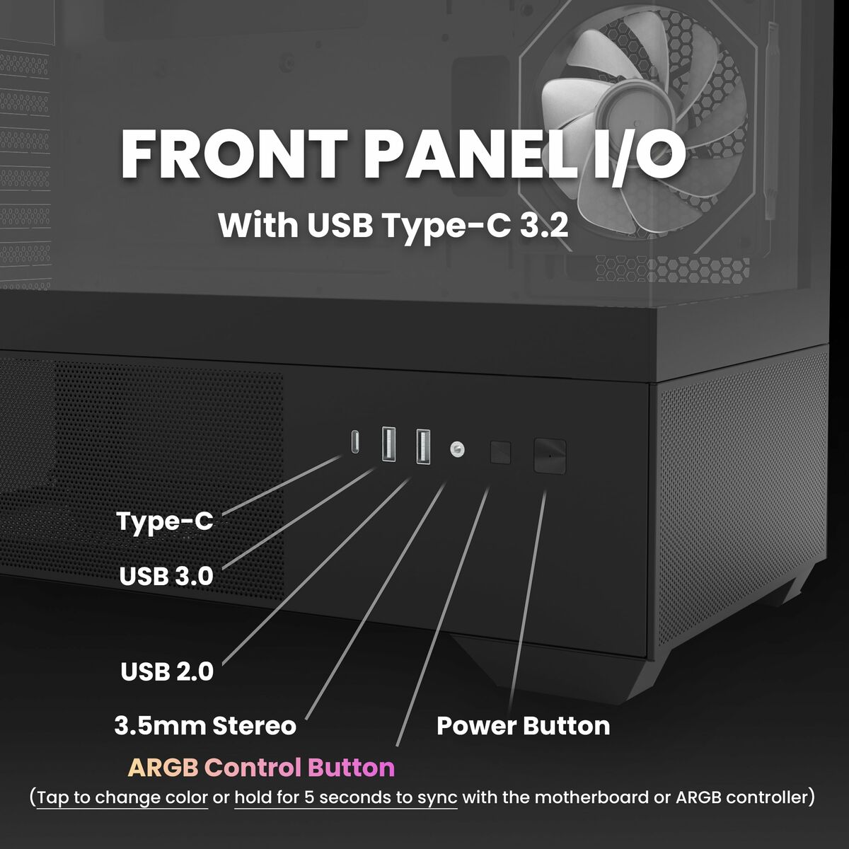 Caja Semitorre ATX Zalman CHRONIX Negro