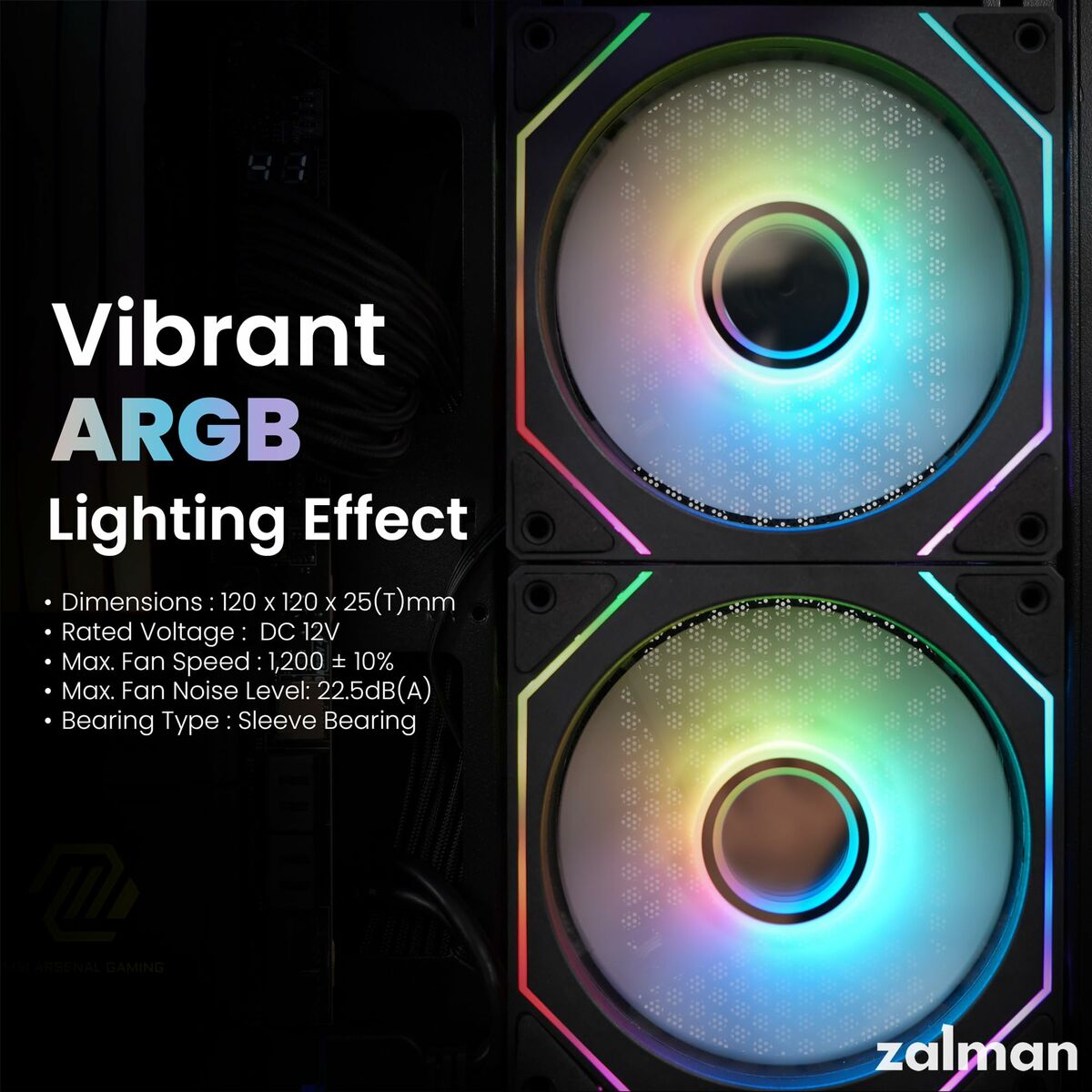 Caja Semitorre ATX Zalman CHRONIX Negro